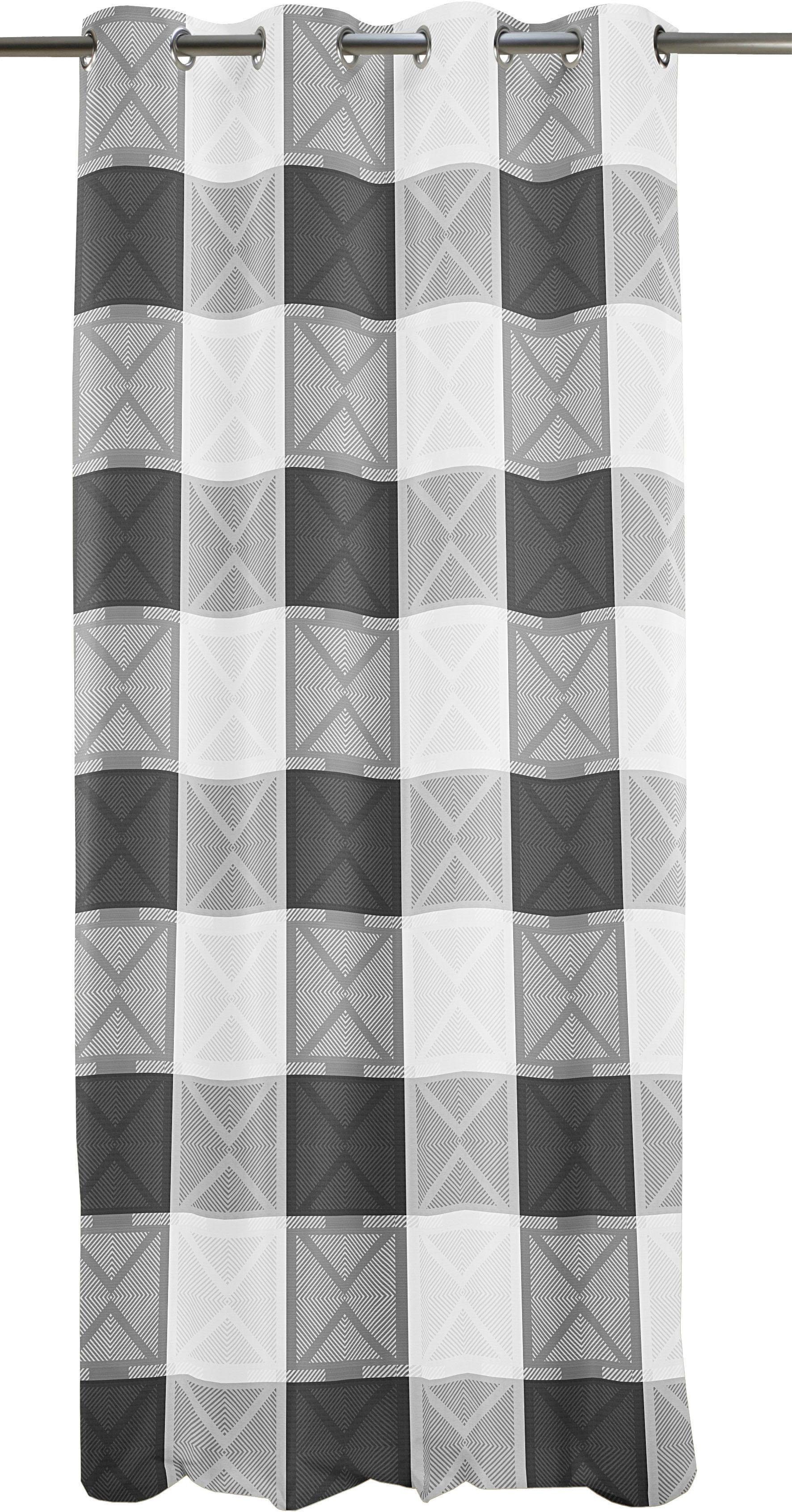 APELT Gordijn Verona HxB: 245x140, Verona, sjaal met oogjes en metalen oogjes (1 stuk)