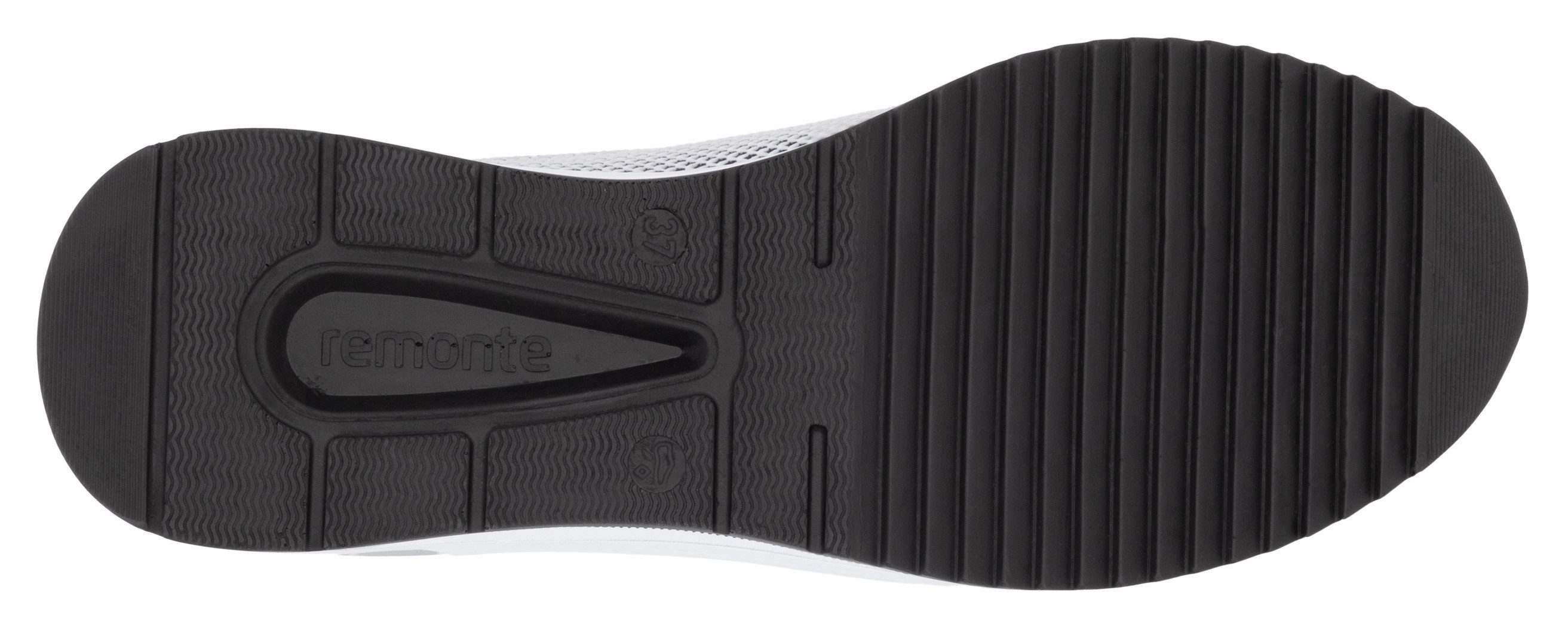 Remonte Slip-on sneakers , vrijetijdsschoen, lage schoen, slipper in vegan verwerking