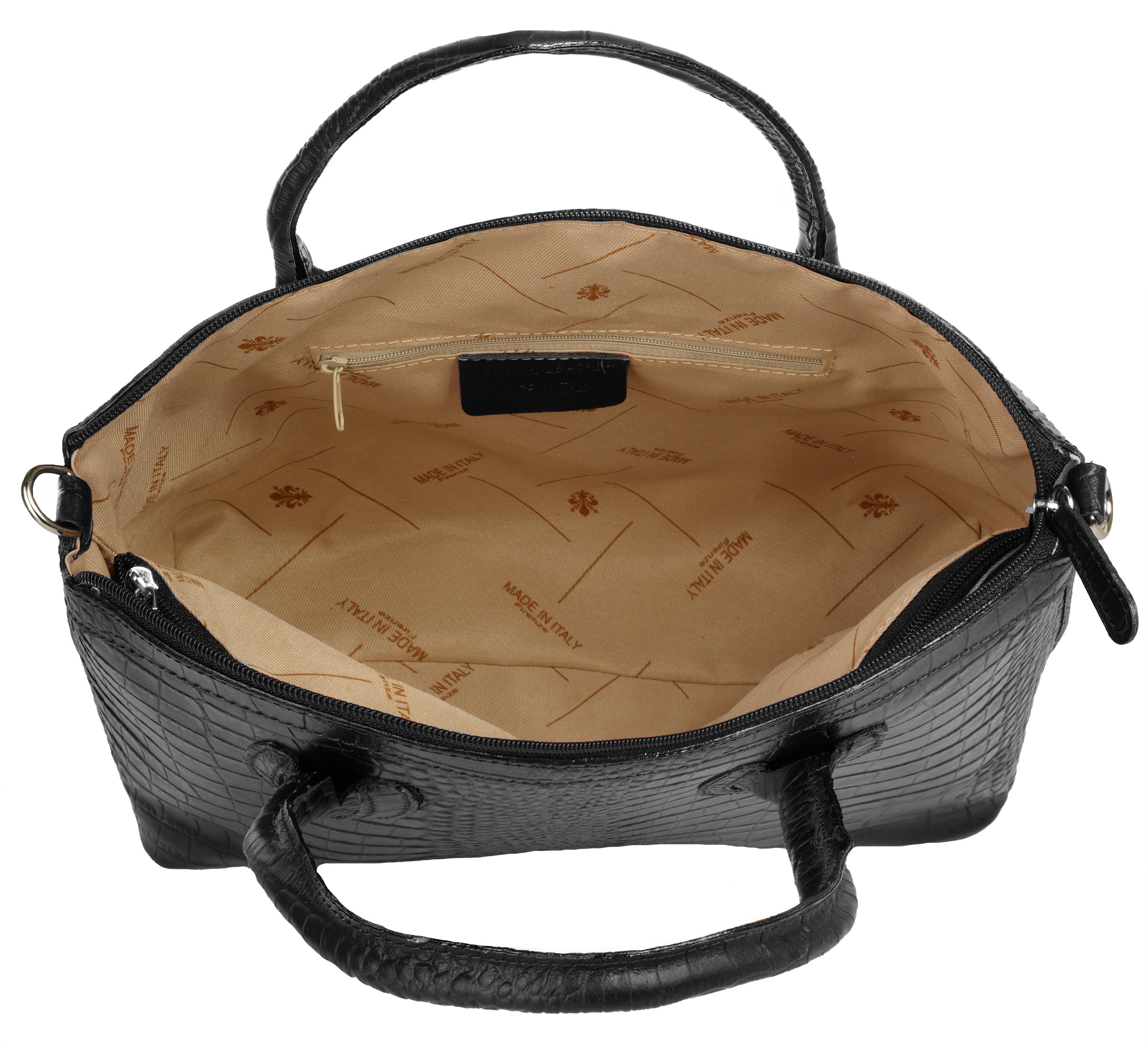 Cluty Tas echt leer, made in italy
