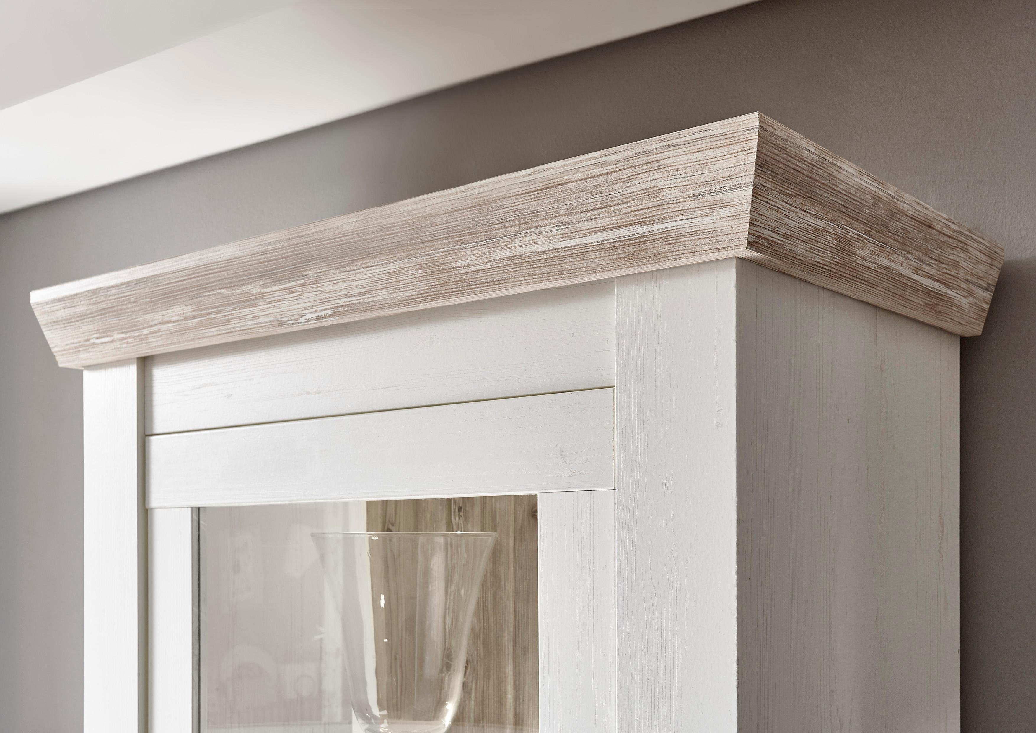 Home affaire Buffetkast Florence in romantische landelijke look, hoogte 205 cm