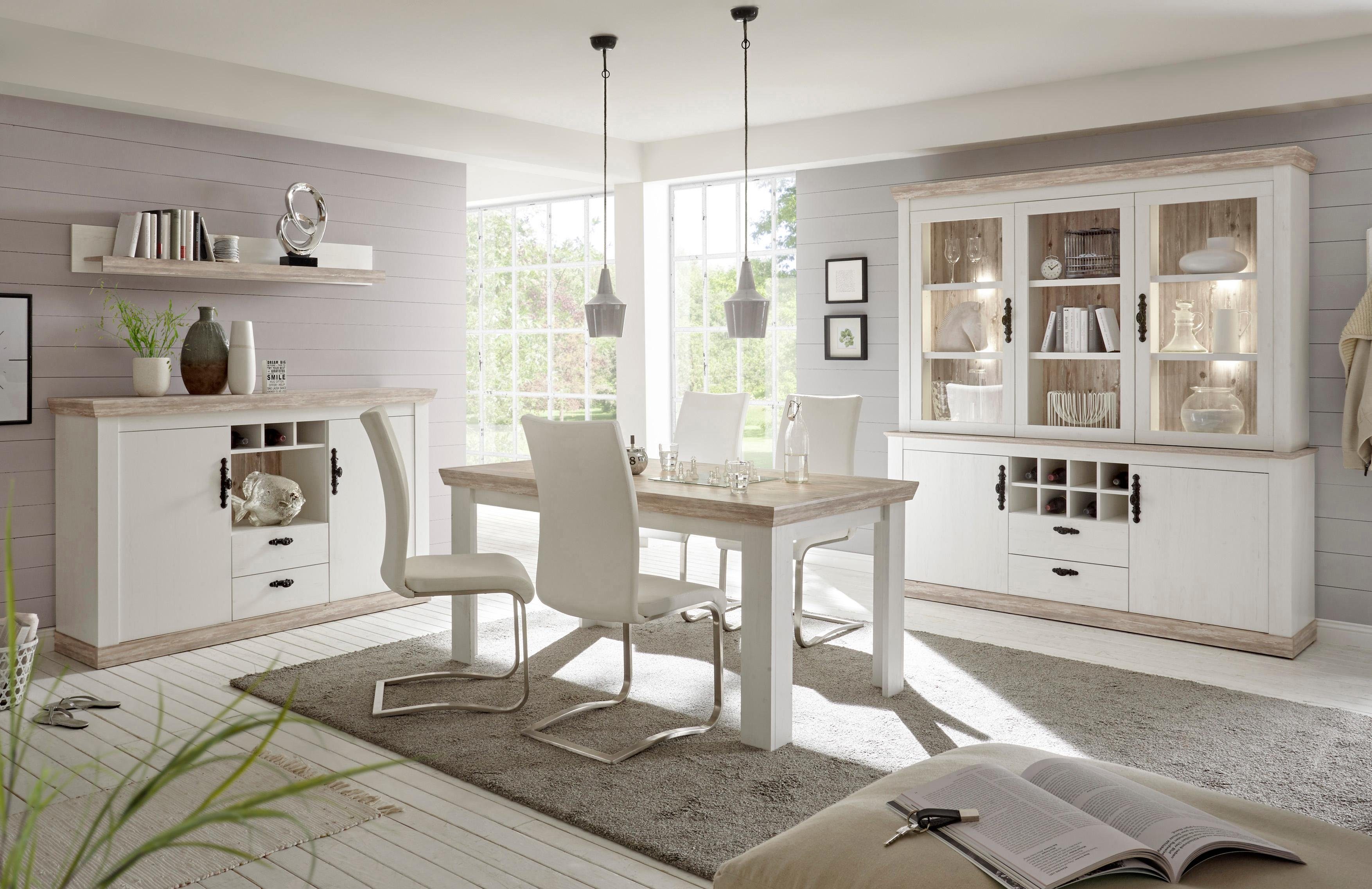 Home affaire Dressoir Florence in romantische landelijke look, breedte 168 cm