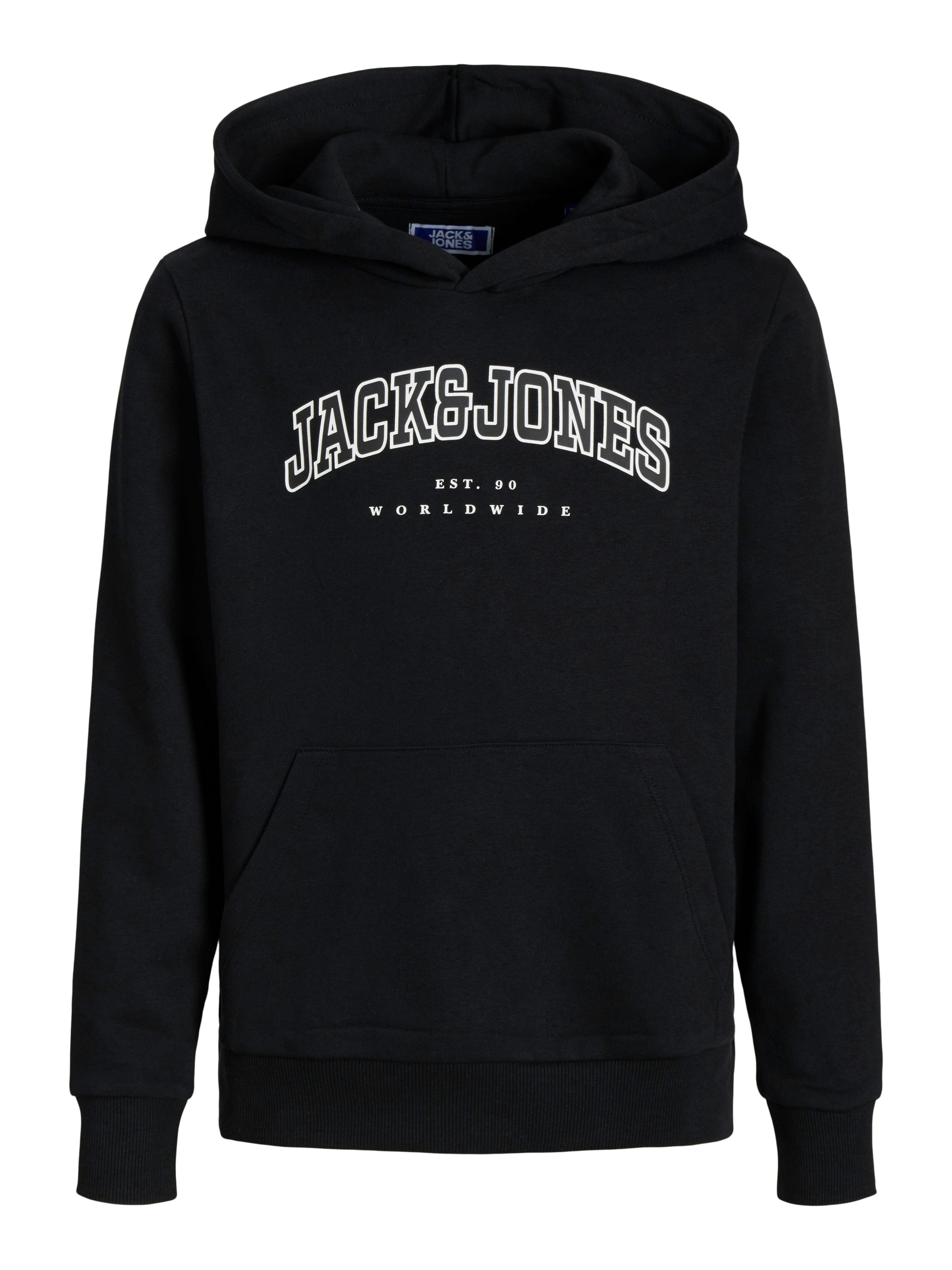 Jack & Jones Junior Hoodie JJECALEB VARSITY SWEAT HOOD NOOS JNR