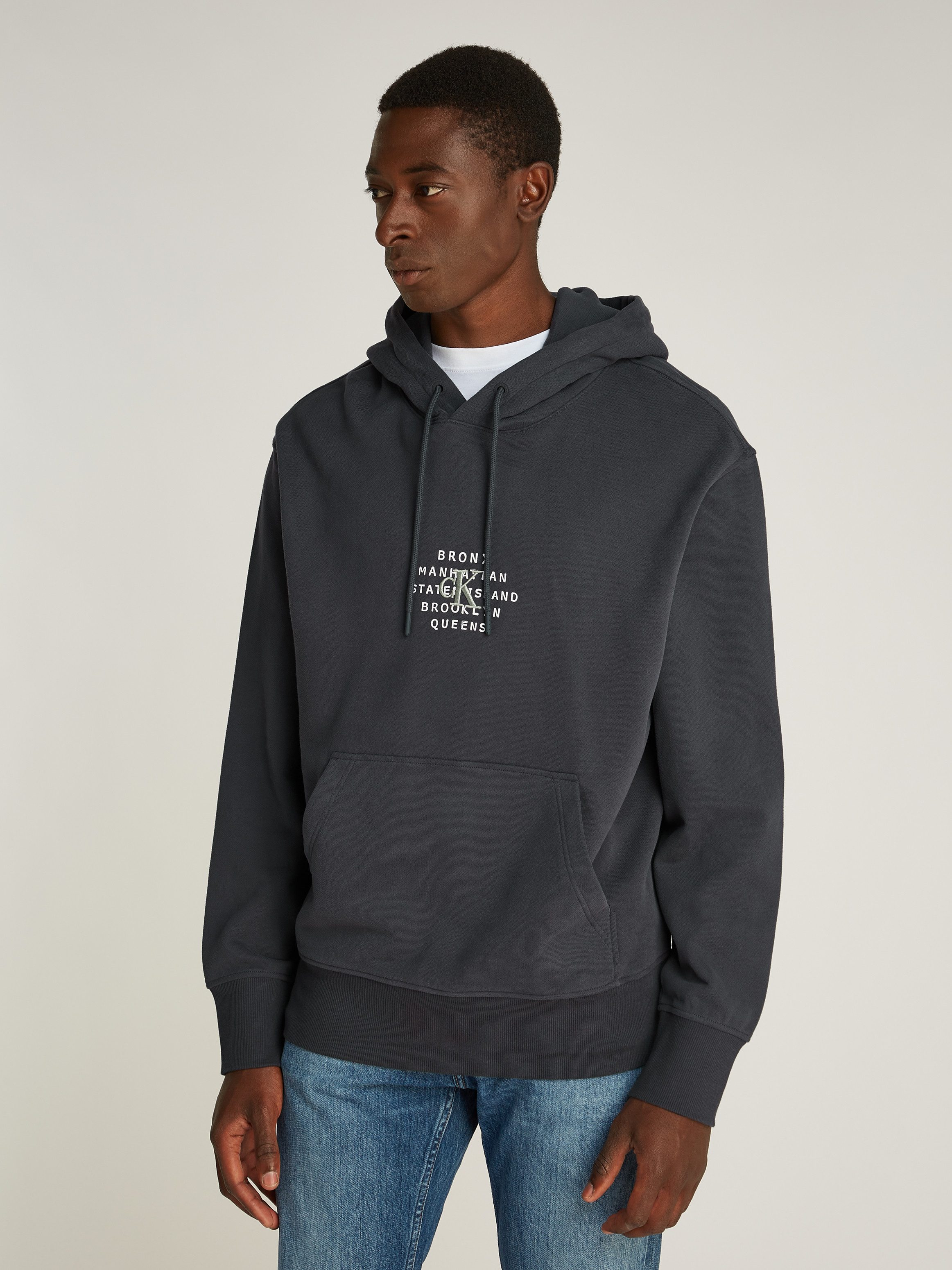 Calvin Klein Sweatshirt NYC STAMP GRAPHIC HOODIE