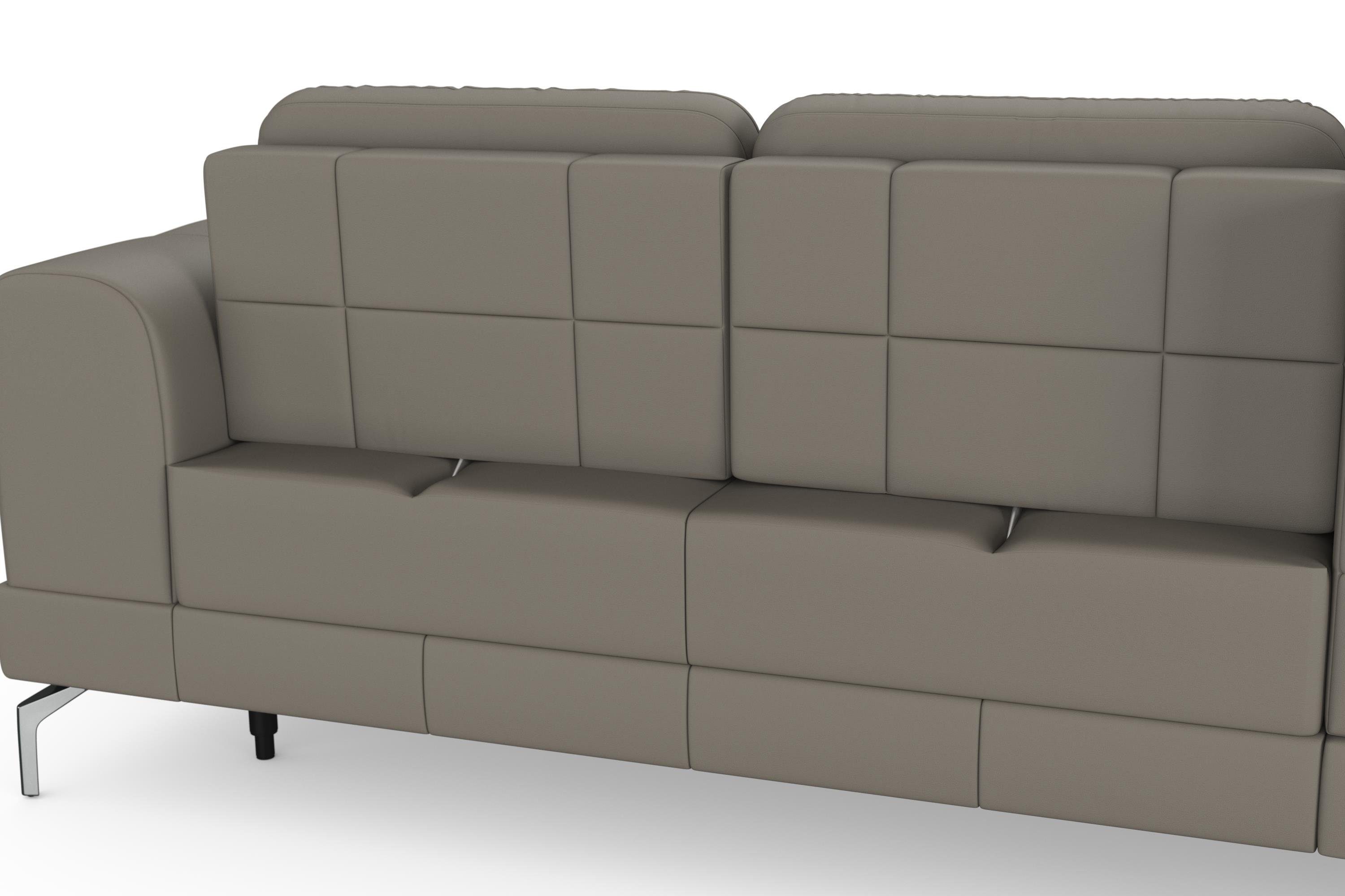 sit&more Hoekbank Bendigo L-vorm inclusief zitdiepteverstelling, bodemvrijheid 15 cm, 2 pootkleuren