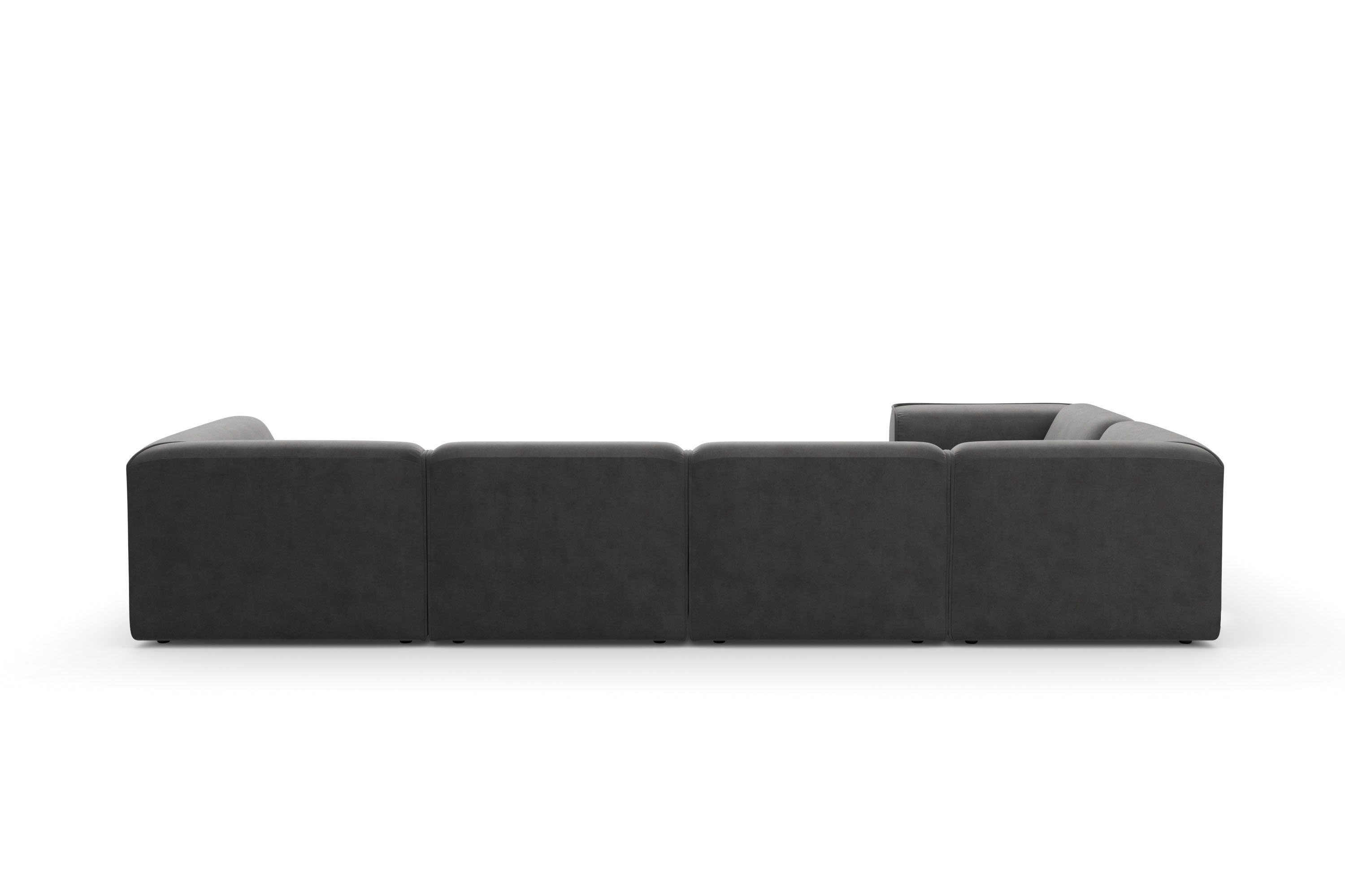 RAUM.ID Zithoek Merid U-vorm, altijd uitbreidbaar met modules, B/D/H: 367/206/70 cm