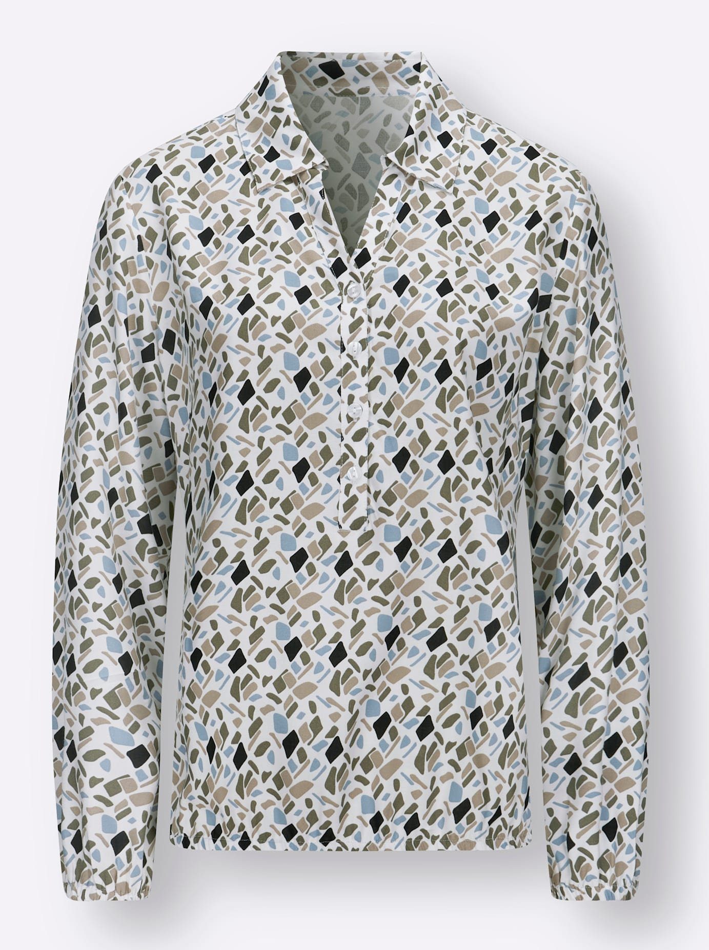Classic Basics Gedessineerde blouse