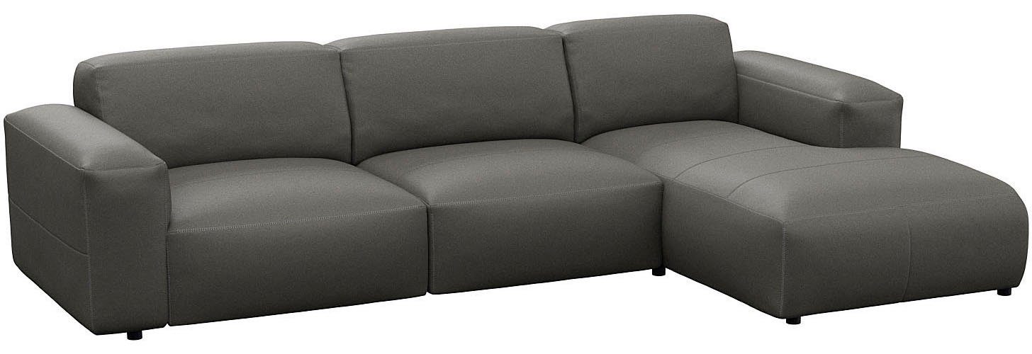 FLEXLUX Hoekbank Lucera comfortabel en comfortabel door hoogwaardige zitconstructie, L-vorm