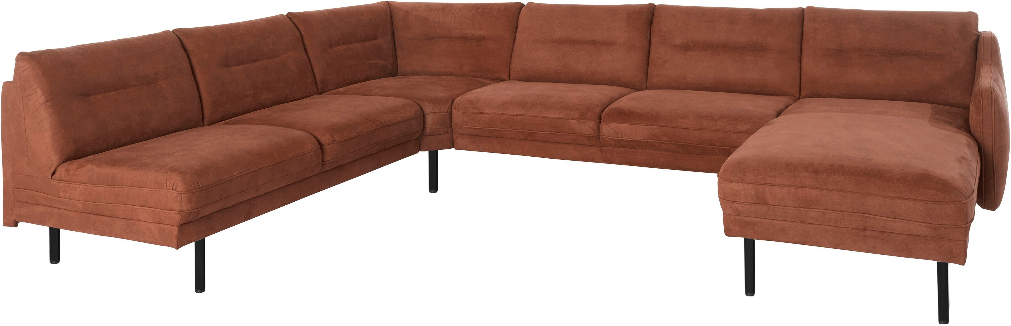 andas Zithoek Nordfyn U-vorm chic design in 3 stofkwaliteiten, design by morten georgsen