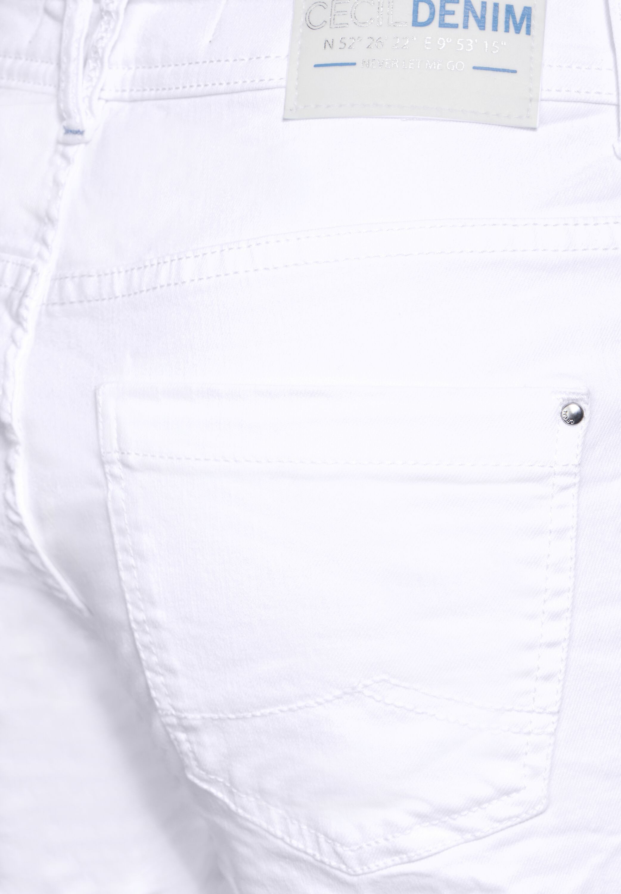 Cecil 3/4 jeans Stijl Scarlett met decoratieve naden
