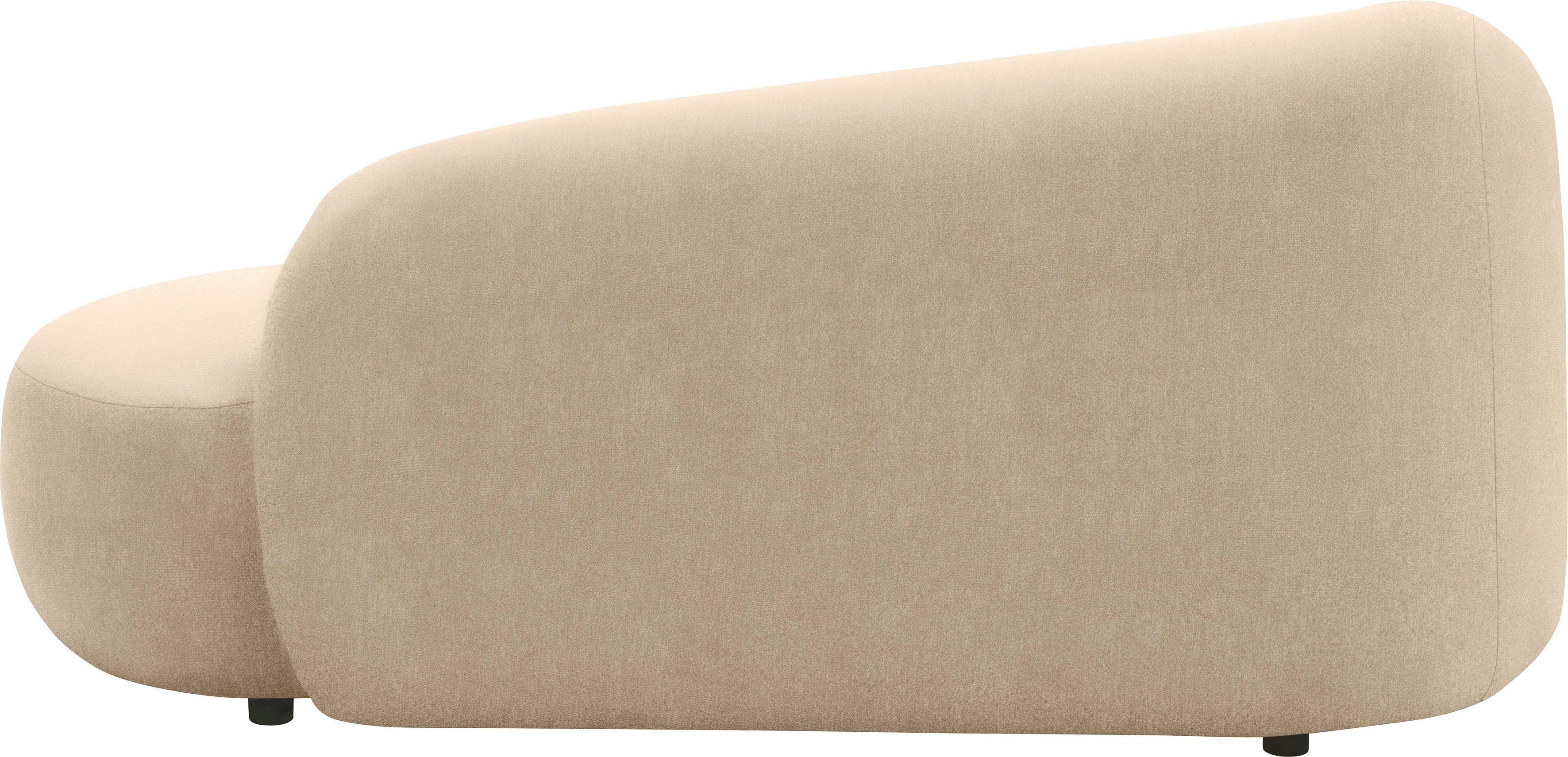 andas Récamier Björnar incl. reversible-sierkussen: bloemmotief, resp. uni, Binnenvering, armleuning links of rechts naar keuze, B/D/H: 183x105x75 cm