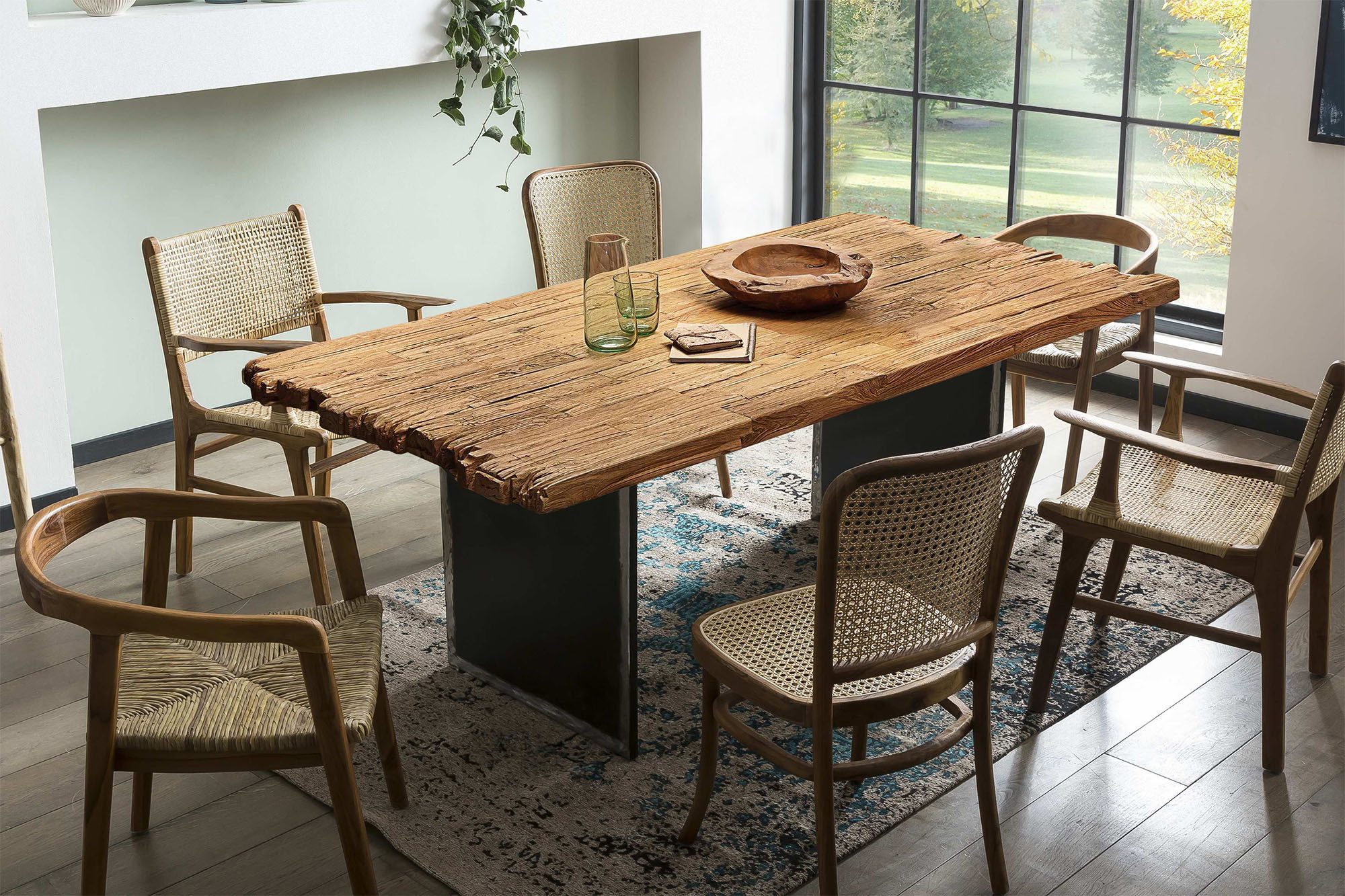 INOSIGN Eettafel met breukrand aan de korte zijden (1 stuk)