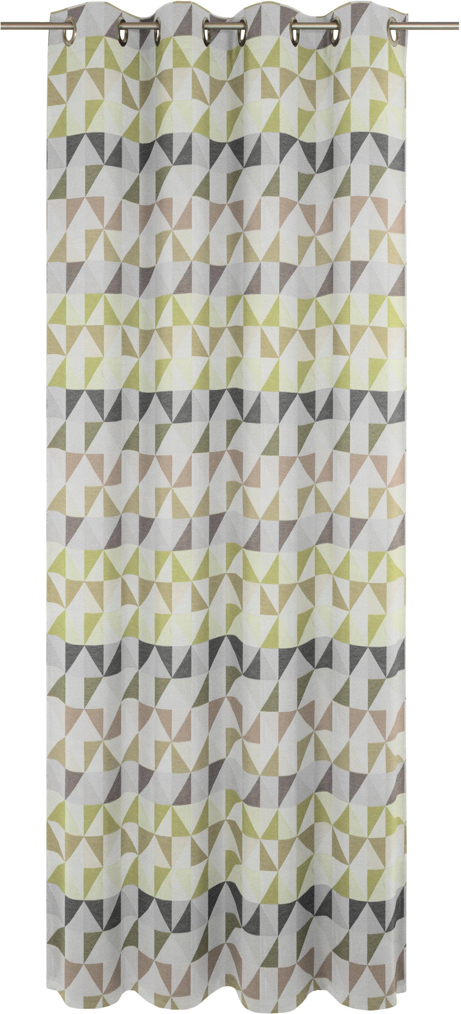 Wirth Gordijn BERLARE (1 stuk) kant & klaar gordijnen maat hxb: 175x132 cm groen