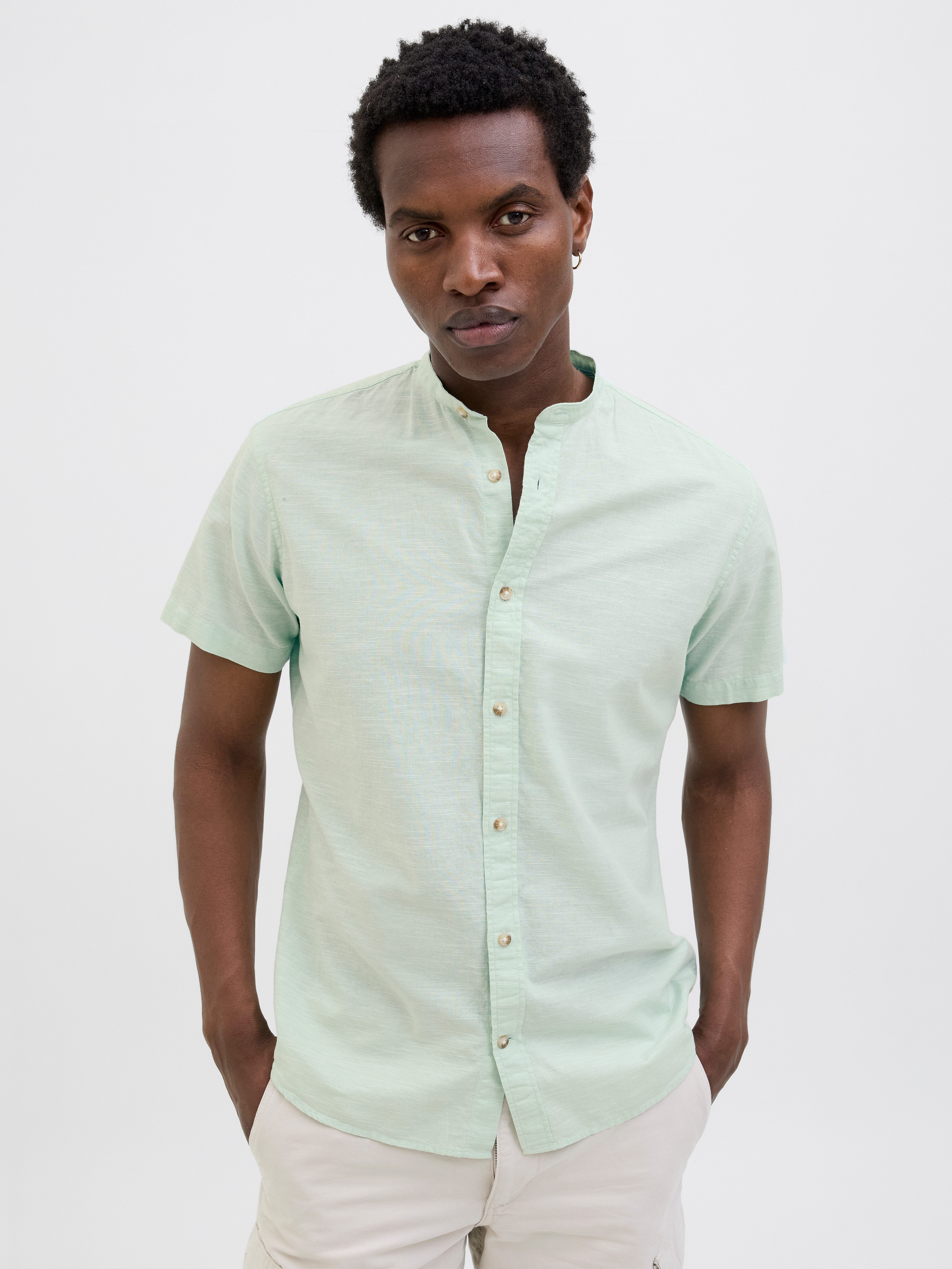 Jack & Jones Overhemd met korte mouwen JJESUMMER BAND SHIRT SS SN