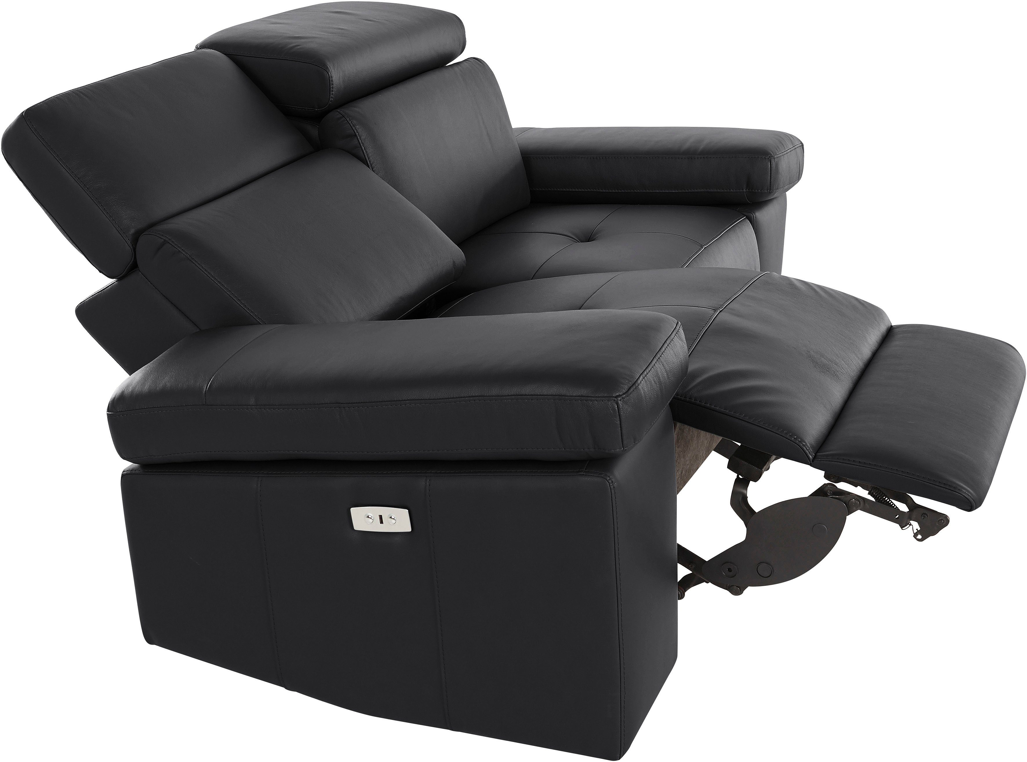 Places of Style 2-zitsbank Kilado met relaxfunctie, verstelbare armleuning, verstelbare hoofdsteun