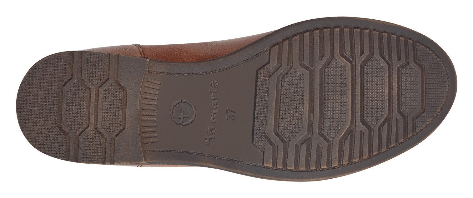 Tamaris Chelsea-boots blokhak, laarsjes, business schoen, instapschoen, aantrekband