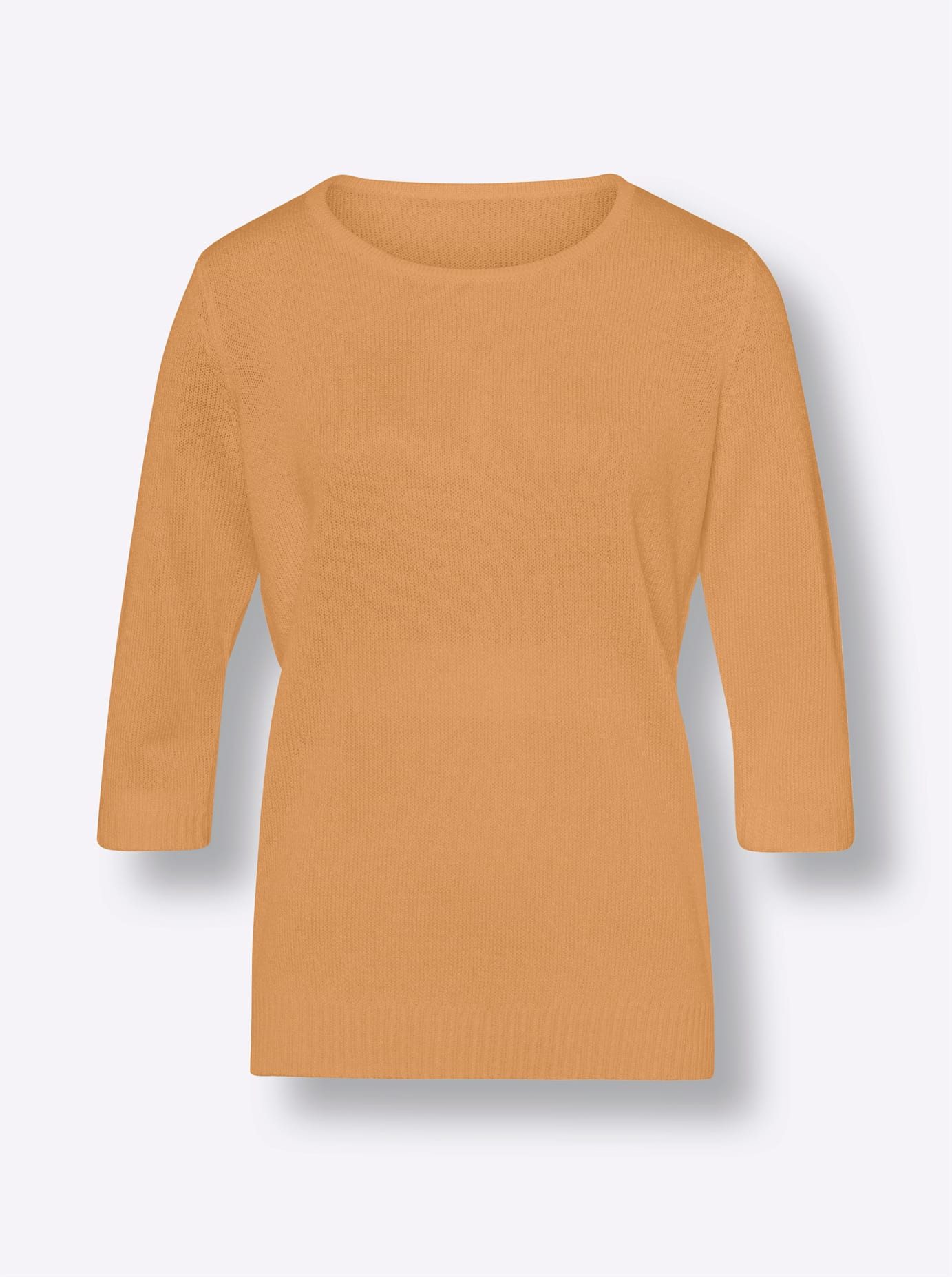 Classic Basics Trui met 3 4 mouwen Trui met ronde hals