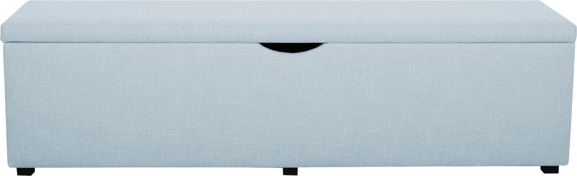 Places of Style Hockerbank Standaard Breedte 120 cm of 160 cm, ook als garderobebank of bedbank hockers maat 120 cm x 42 cm x 40 cm groen