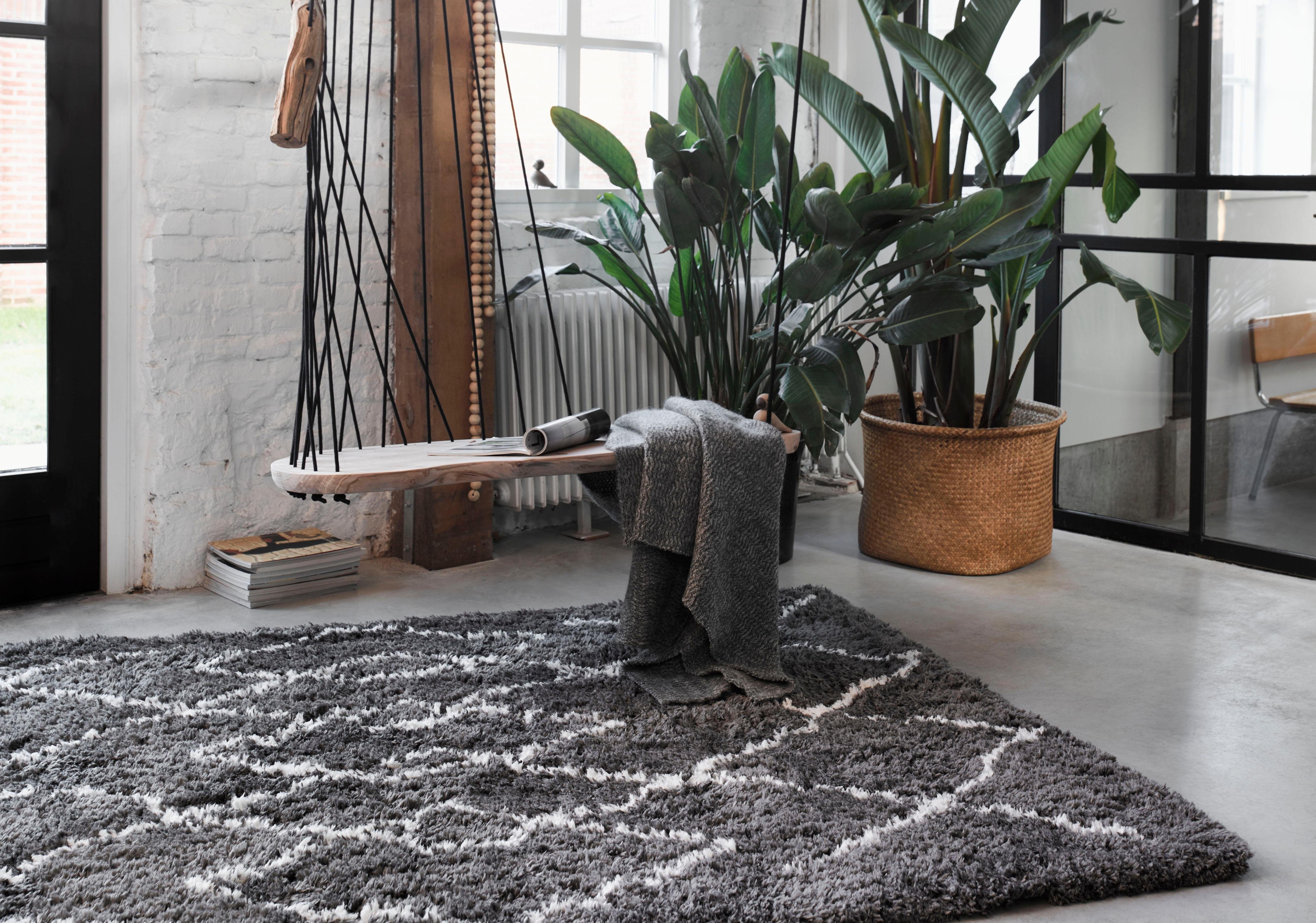 Wecon Home Hoogpolig vloerkleed Afella Woonkamer