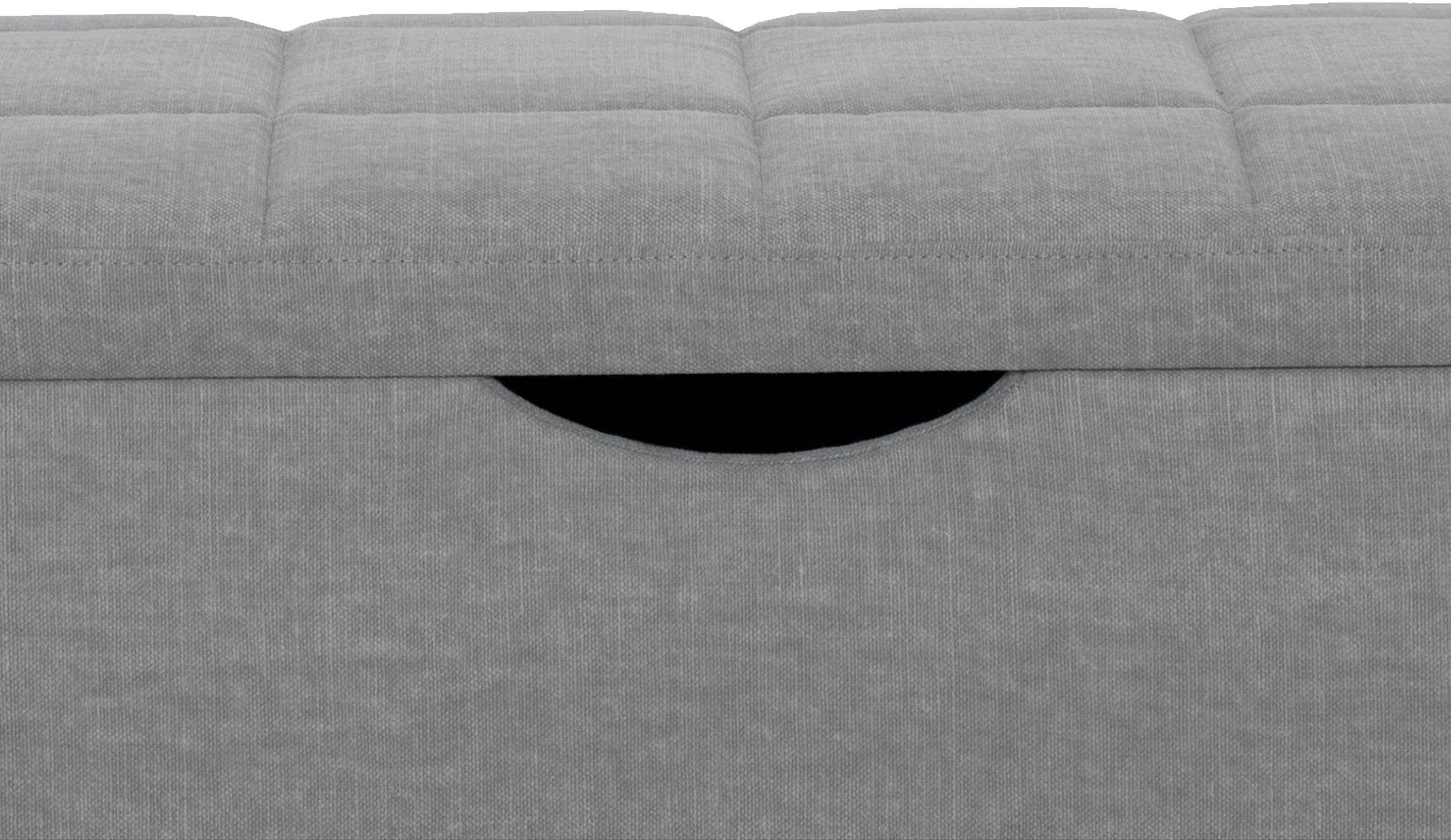 Places of Style Hockerbank Checked met bergruimte, breedte 120 cm en 160 cm, als bedbank te gebruiken