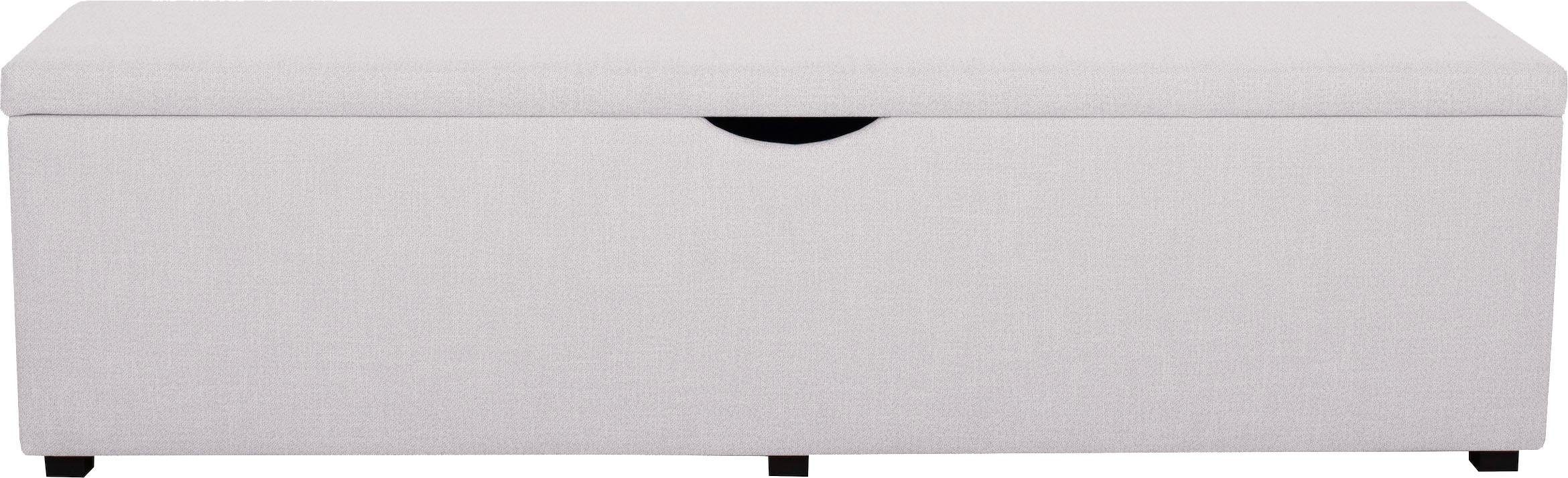 Places of Style Hockerbank Standaard Breedte 120 cm of 160 cm, ook als garderobebank of bedbank hockers maat 160 cm x 42 cm x 40 cm beige