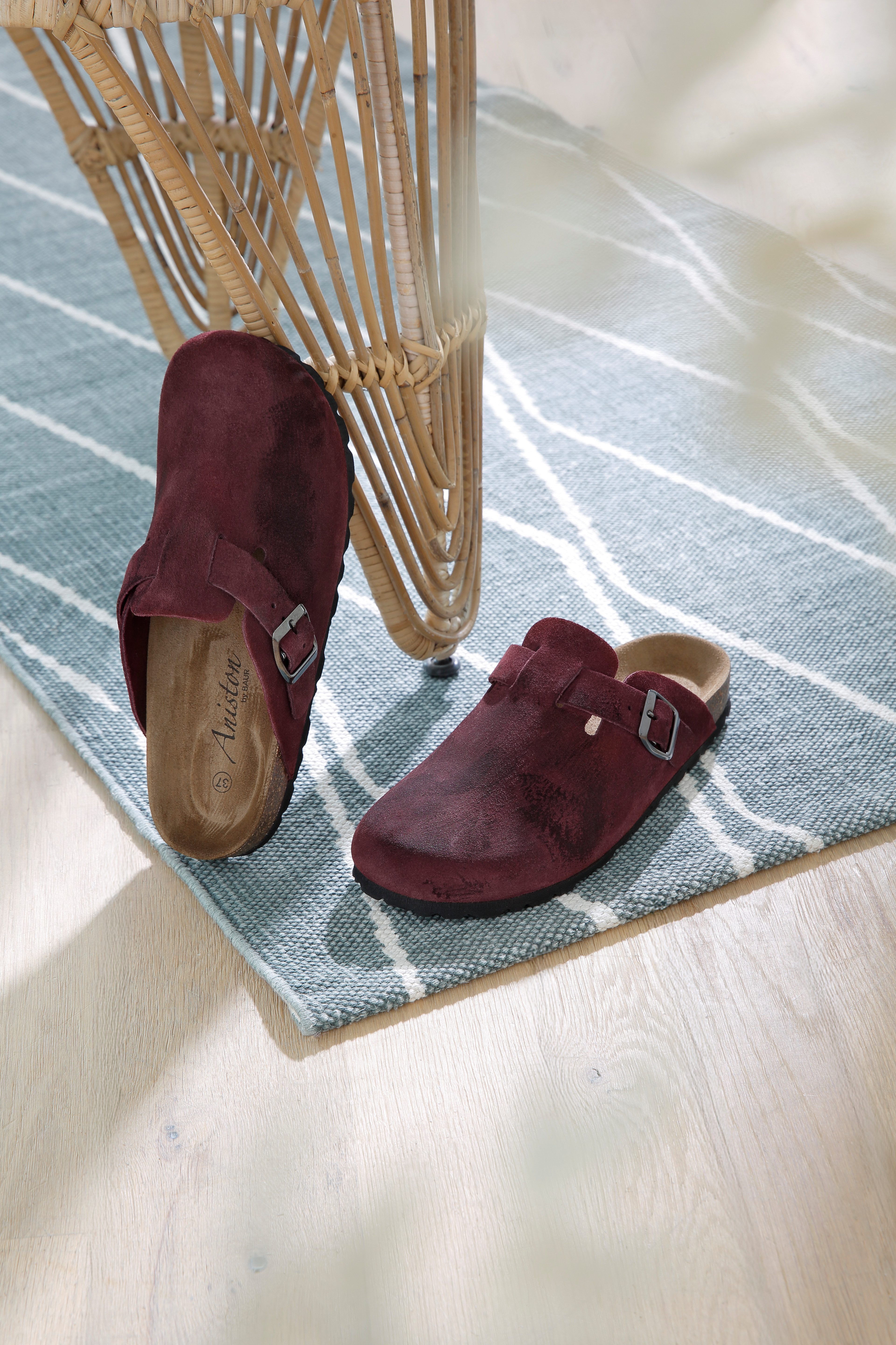 Aniston SHOES Clogs pantoffel, zomerschoen, met ergonomisch voetbed - nieuwe collectie