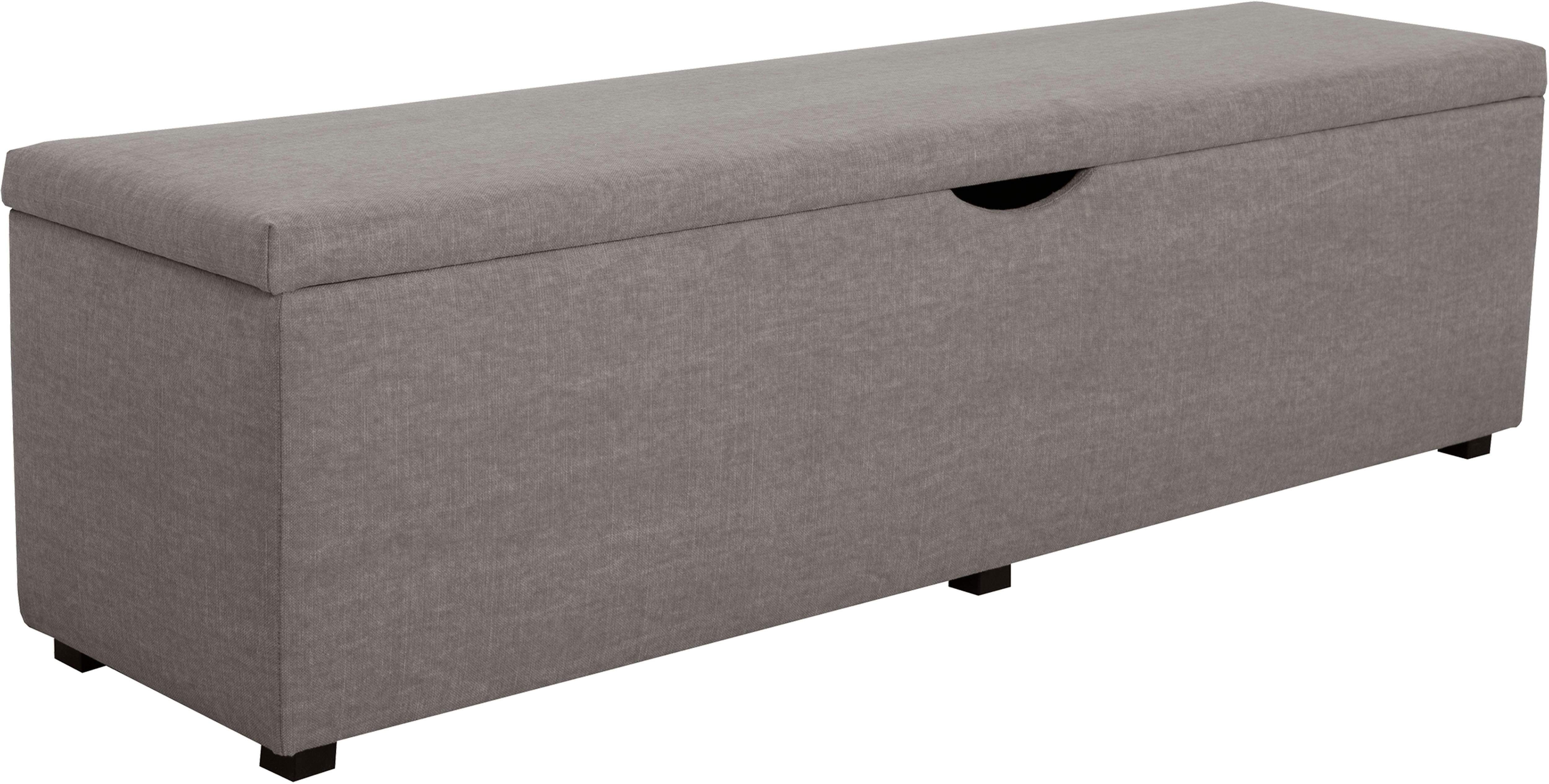 Places of Style Hockerbank Standaard Breedte 120 cm of 160 cm, ook als garderobebank of bedbank hockers maat 160 cm x 42 cm x 40 cm bruin