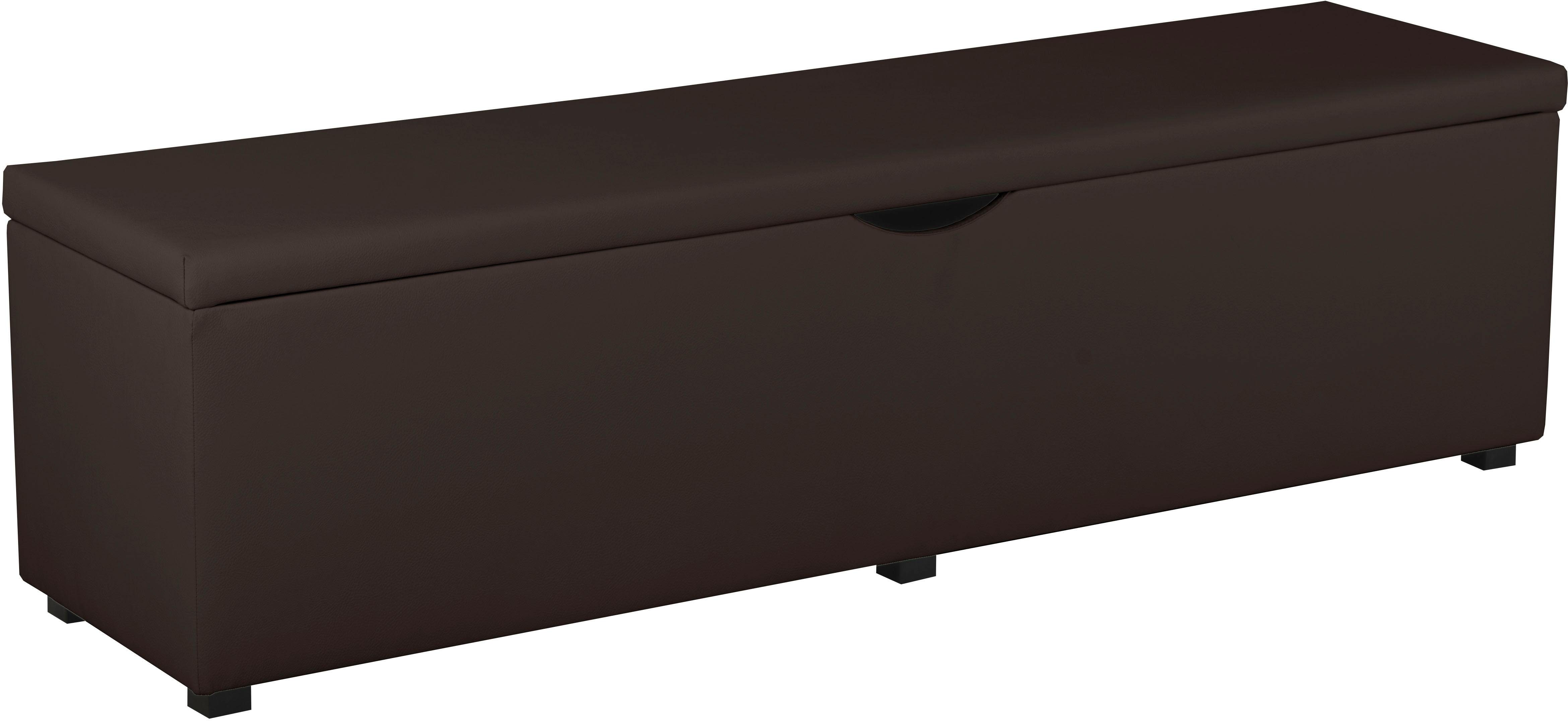 Places of Style Hockerbank Standaard Breedte 120 cm of 160 cm, ook als garderobebank of bedbank hockers maat 160 cm x 42 cm x 40 cm bruin