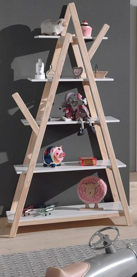 Vipack Kinderrek Kiddy Staand rek, mdf-oppervlak open kasten & rekken wit