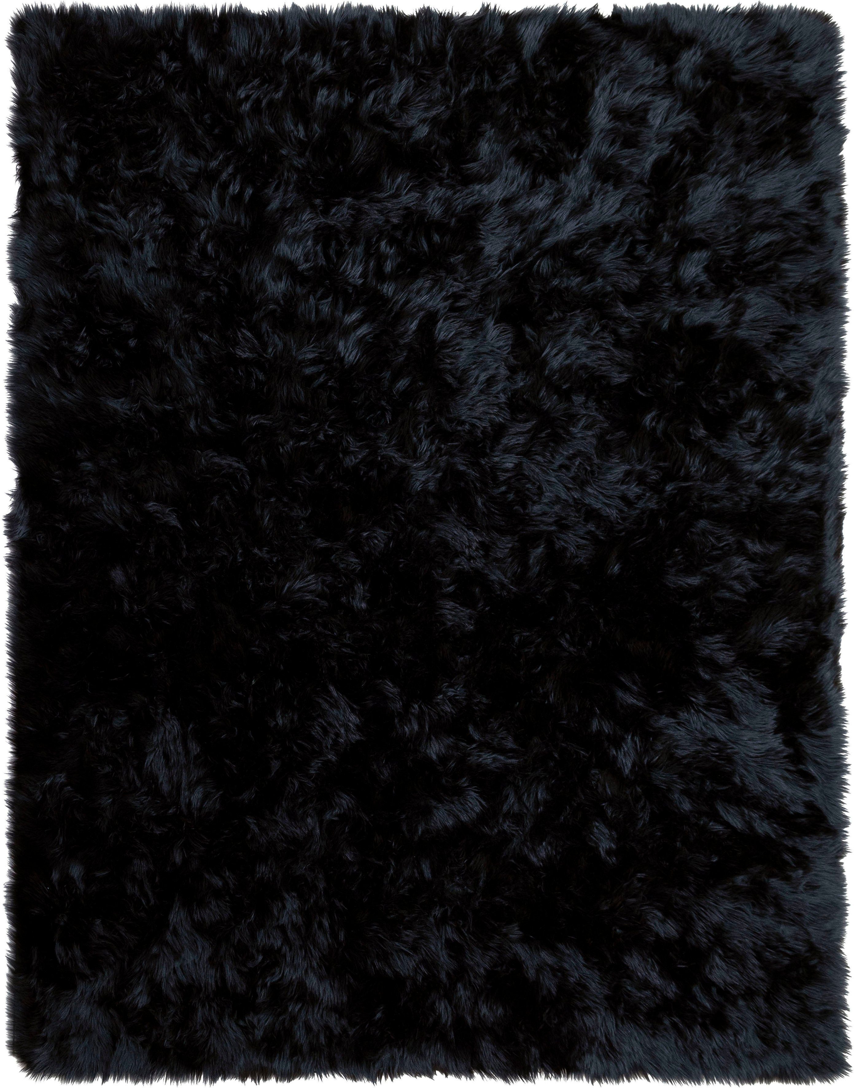 my home Vachtvloerkleed Dena, hoogpolige vloerkleden, behaaglijk zacht Imitatiebont, unikleur, woonkamer, slaapkamer, eetkamer