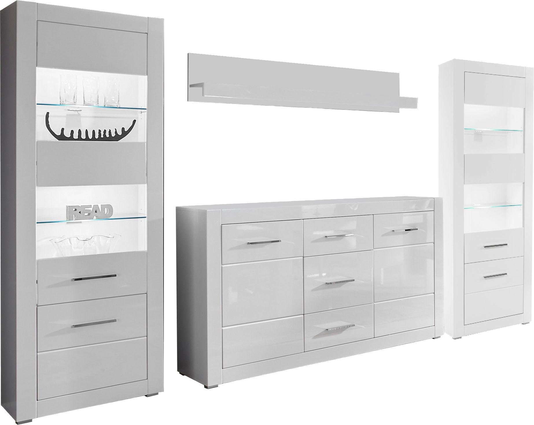 INOSIGN Wandmeubel Bianco (set, 4-delig)