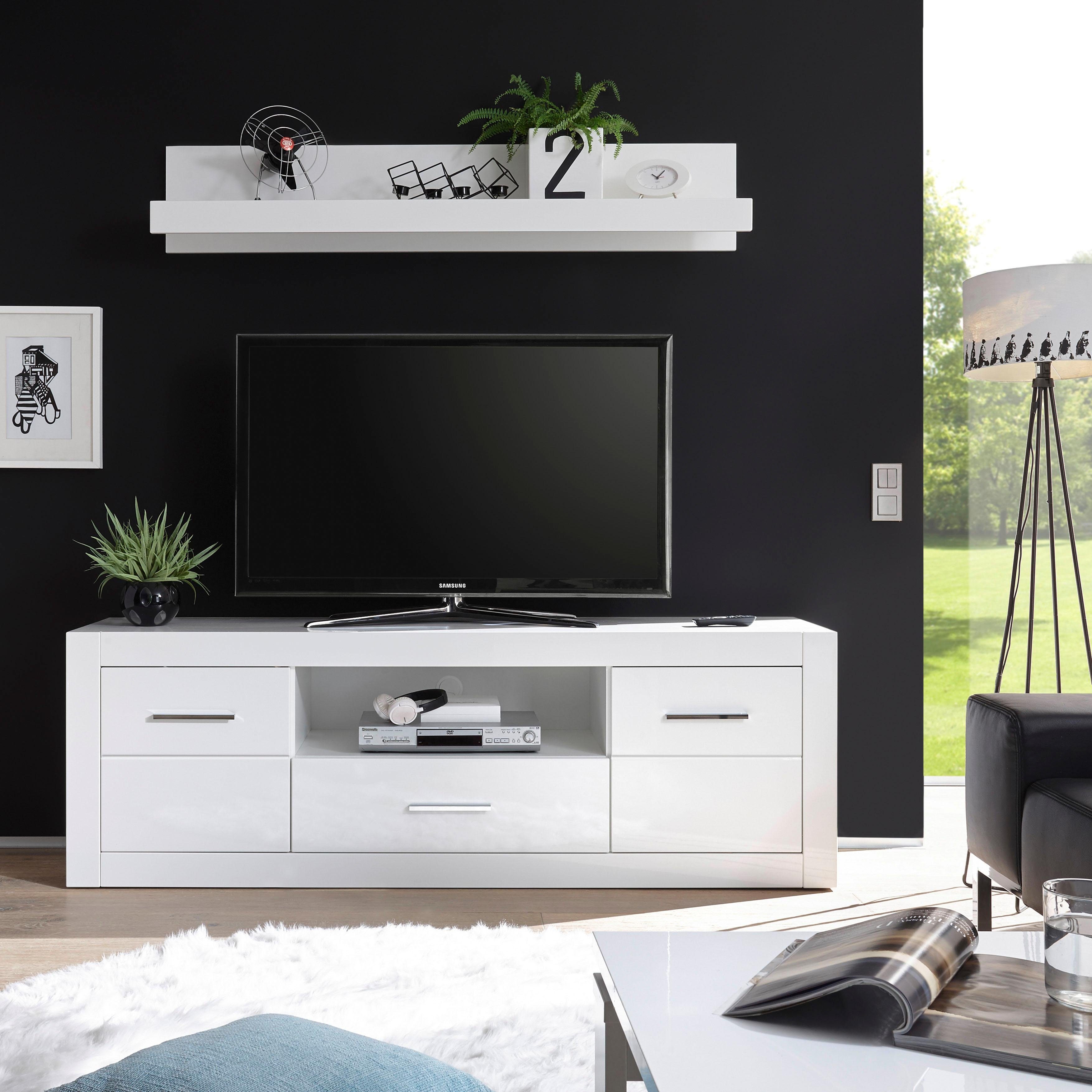 INOSIGN Tv-meubel Bianco Breedte 180 cm lowboards wit