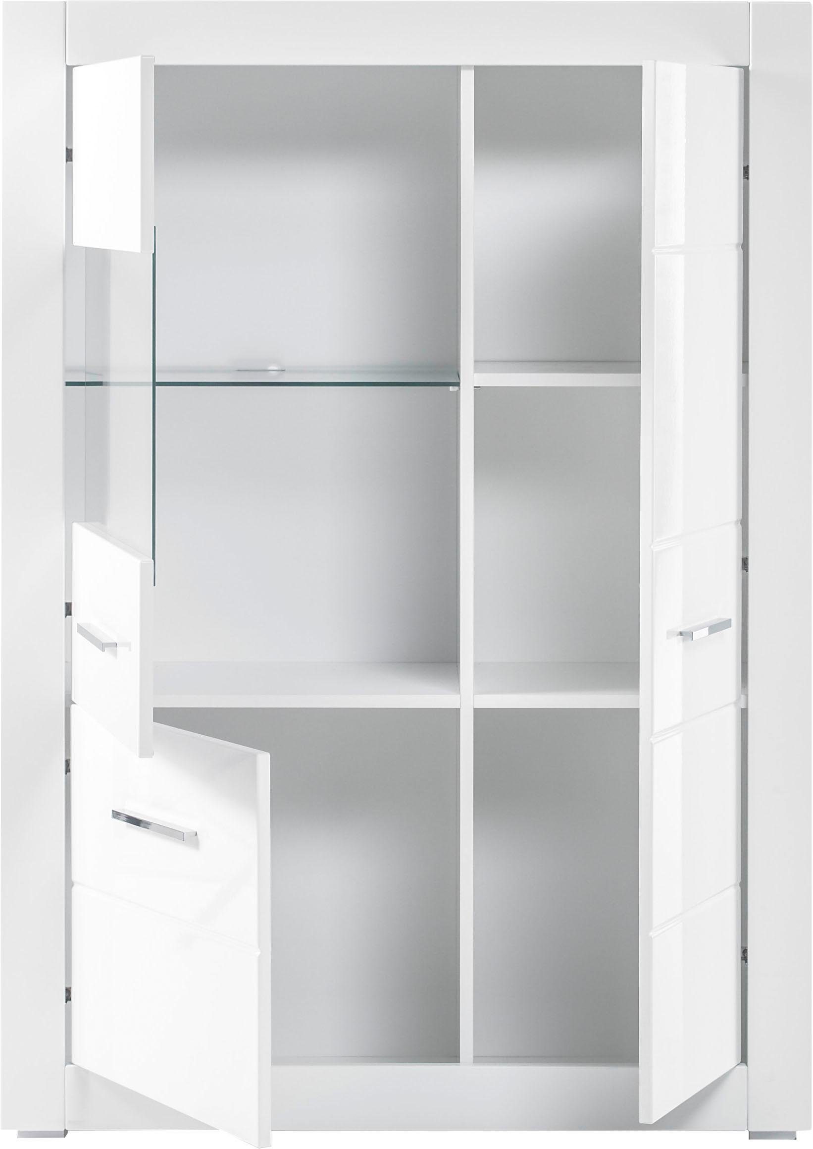 INOSIGN Vitrinekast Bianco Hoogte 142 cm