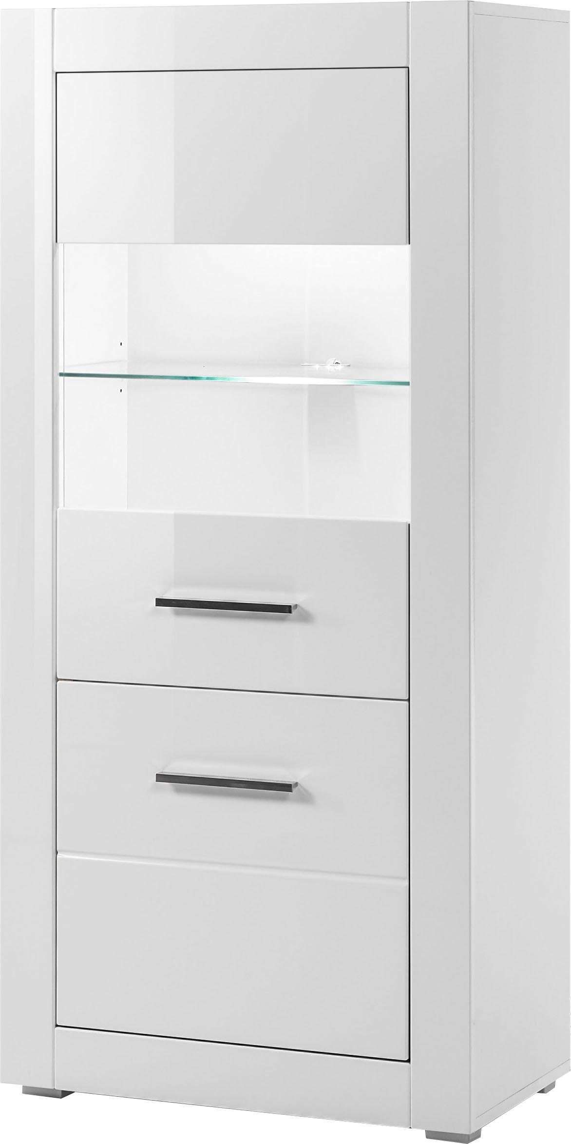 INOSIGN Vitrinekast Bianco Hoogte 142 cm