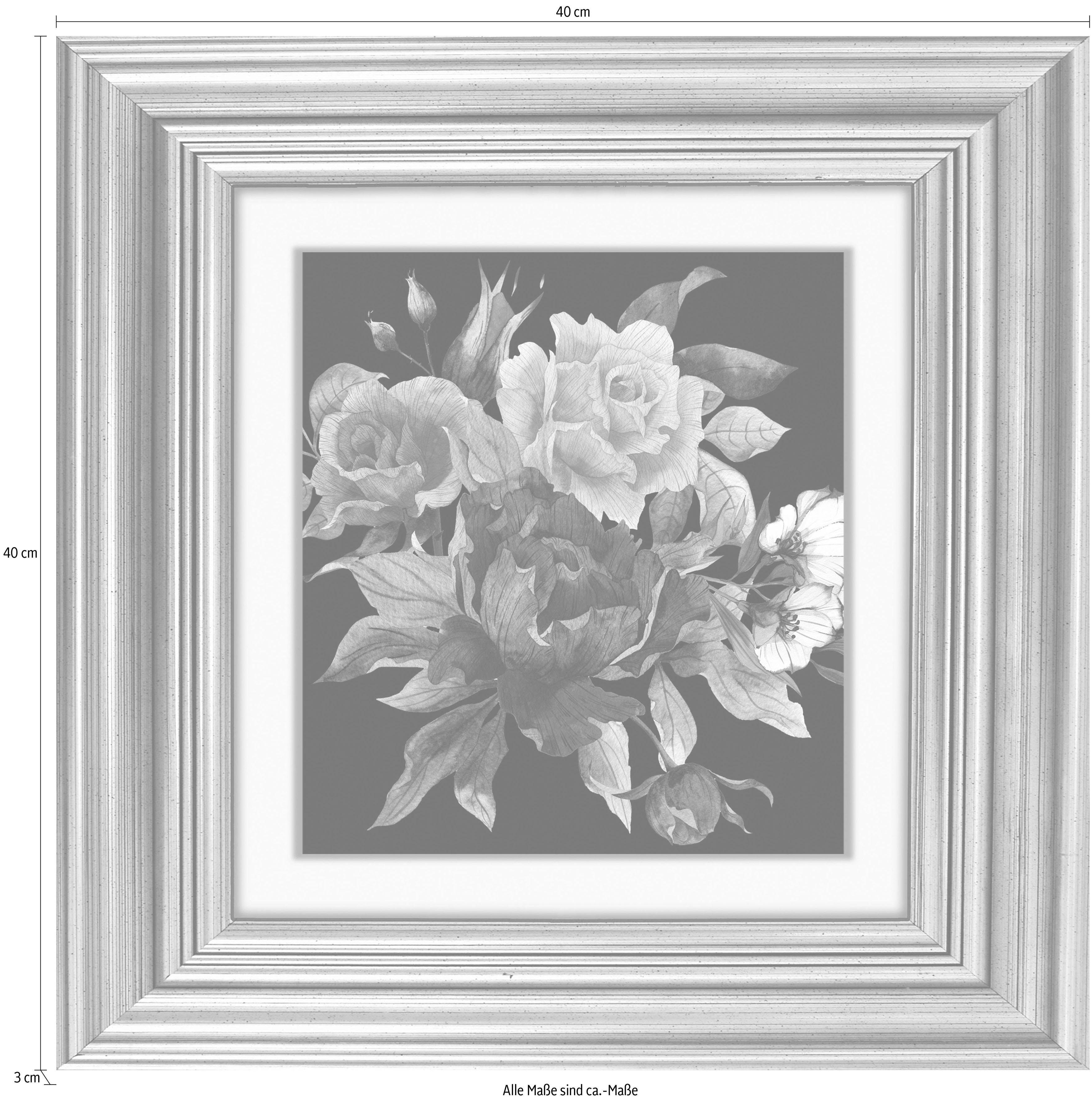 queence Artprint op acrylglas Bloemen I Fine Art-print in galeriekwaliteit