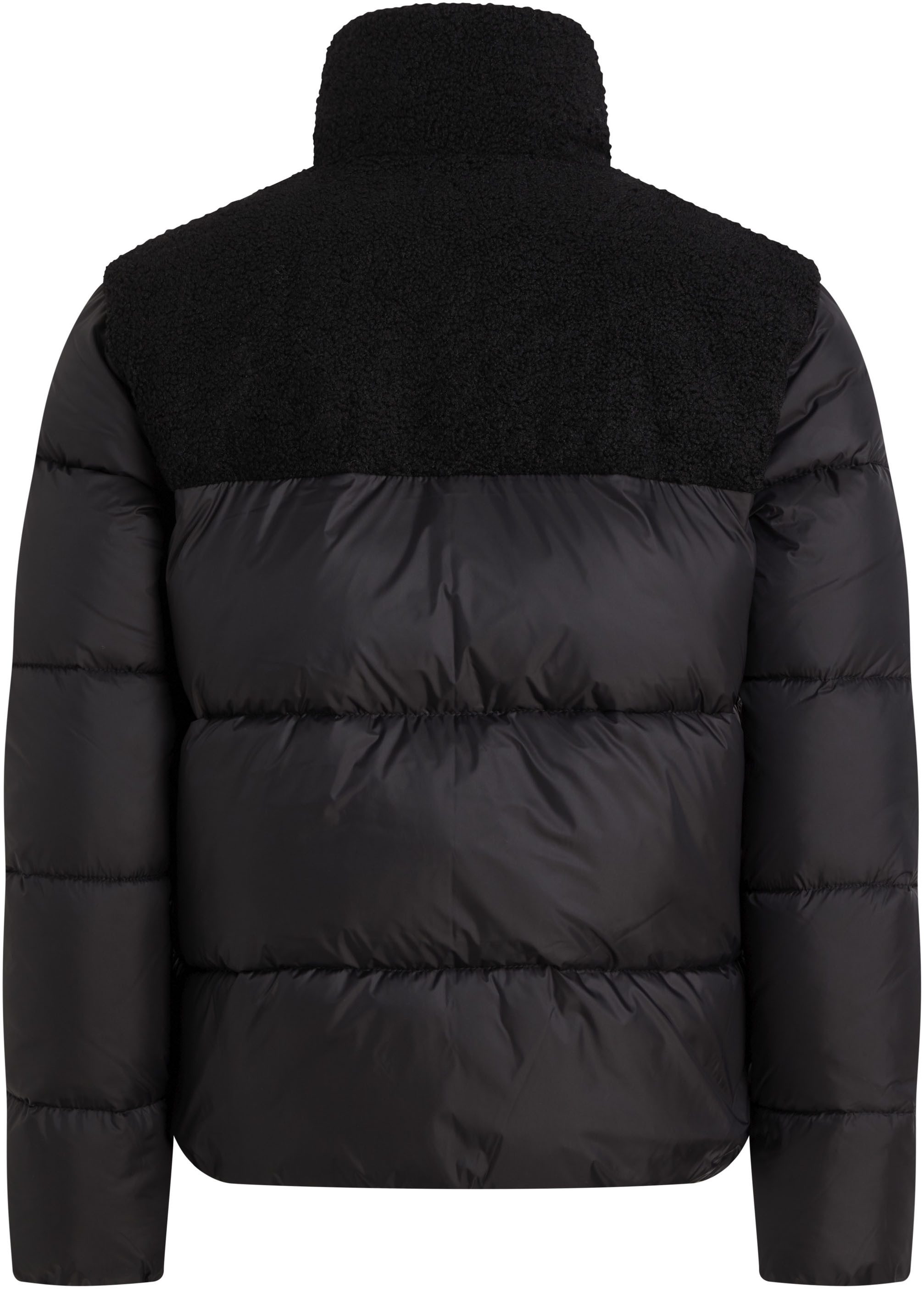 Calvin Klein Outdoorjack SHERPA PUFFER JACKET met een logo-opschrift