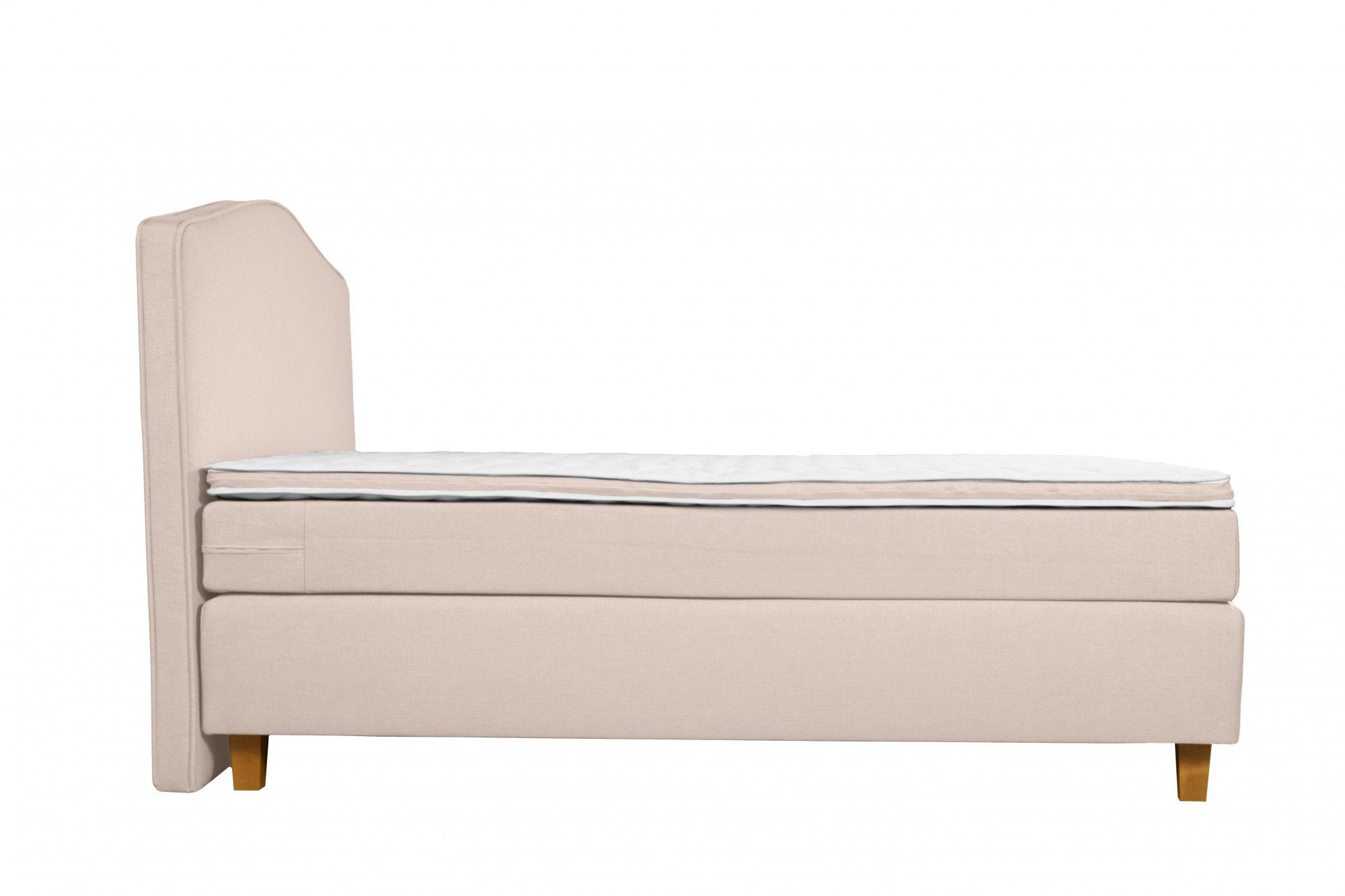 INOSIGN Boxspring Jalma Poten van massief berkenhout, incl. topmatras