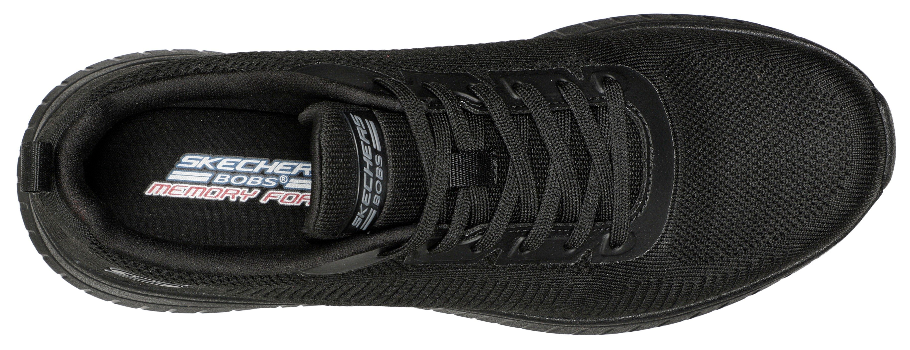 Skechers Sneakers BOBS SQUAD CHAOS in monochrome look, vrijetijdsschoen, lage schoen, veterschoen
