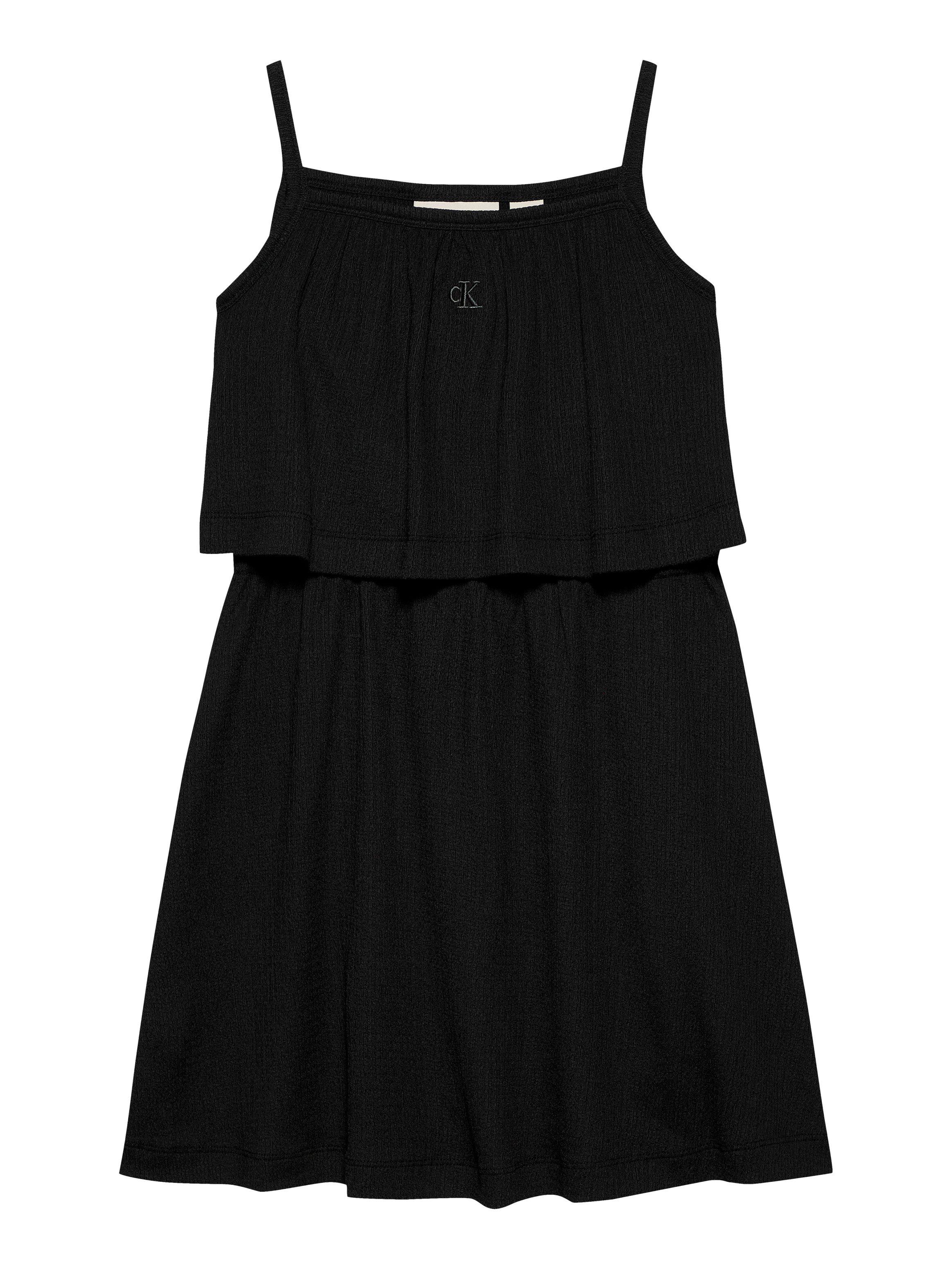 Calvin Klein Mini-jurk CRINKLE LAYERED TANK DRESS