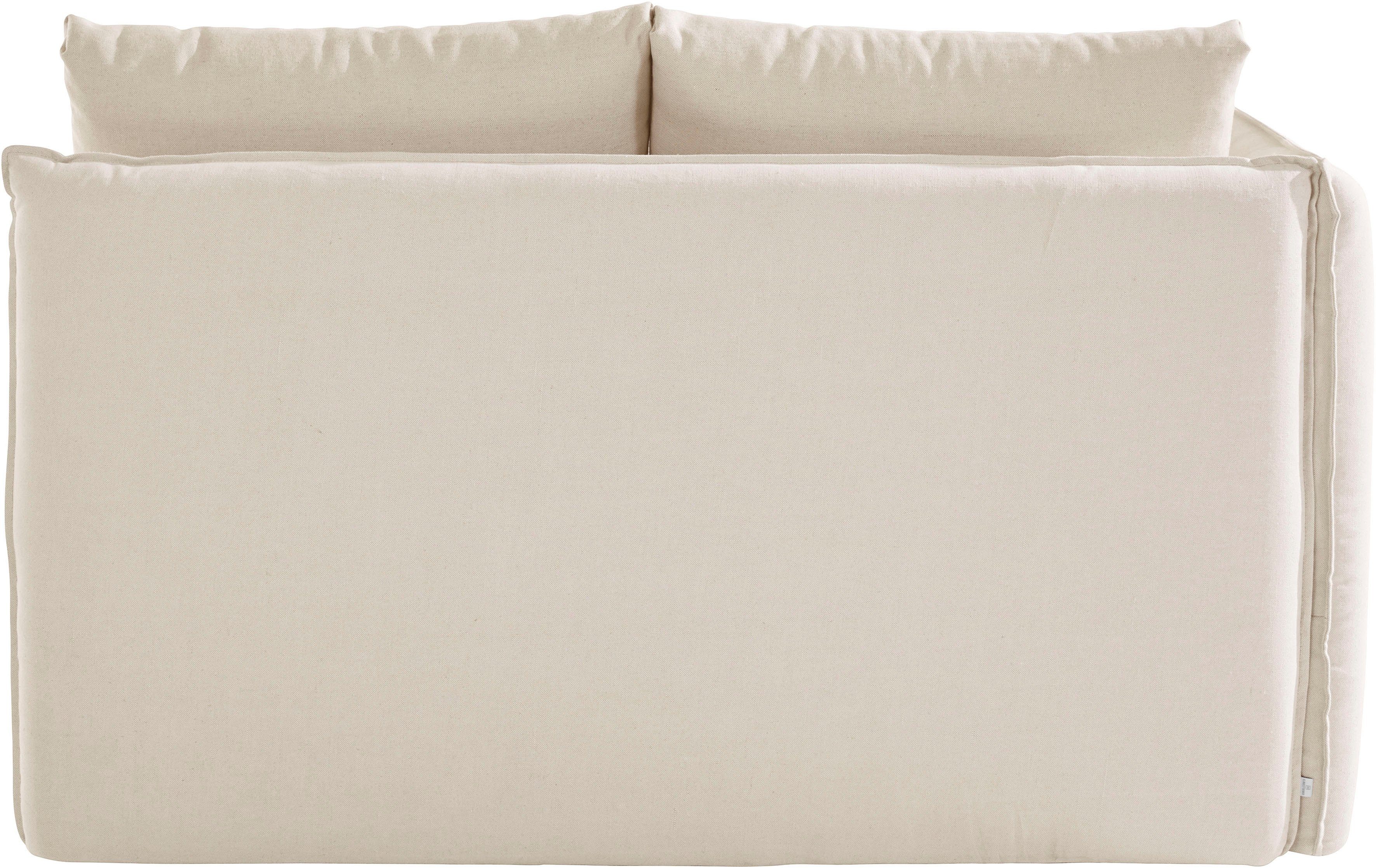 andas Ottomane Nöre korte lounge-module - zelf samenstellen, breedte 138 cm, diepte 128 cm