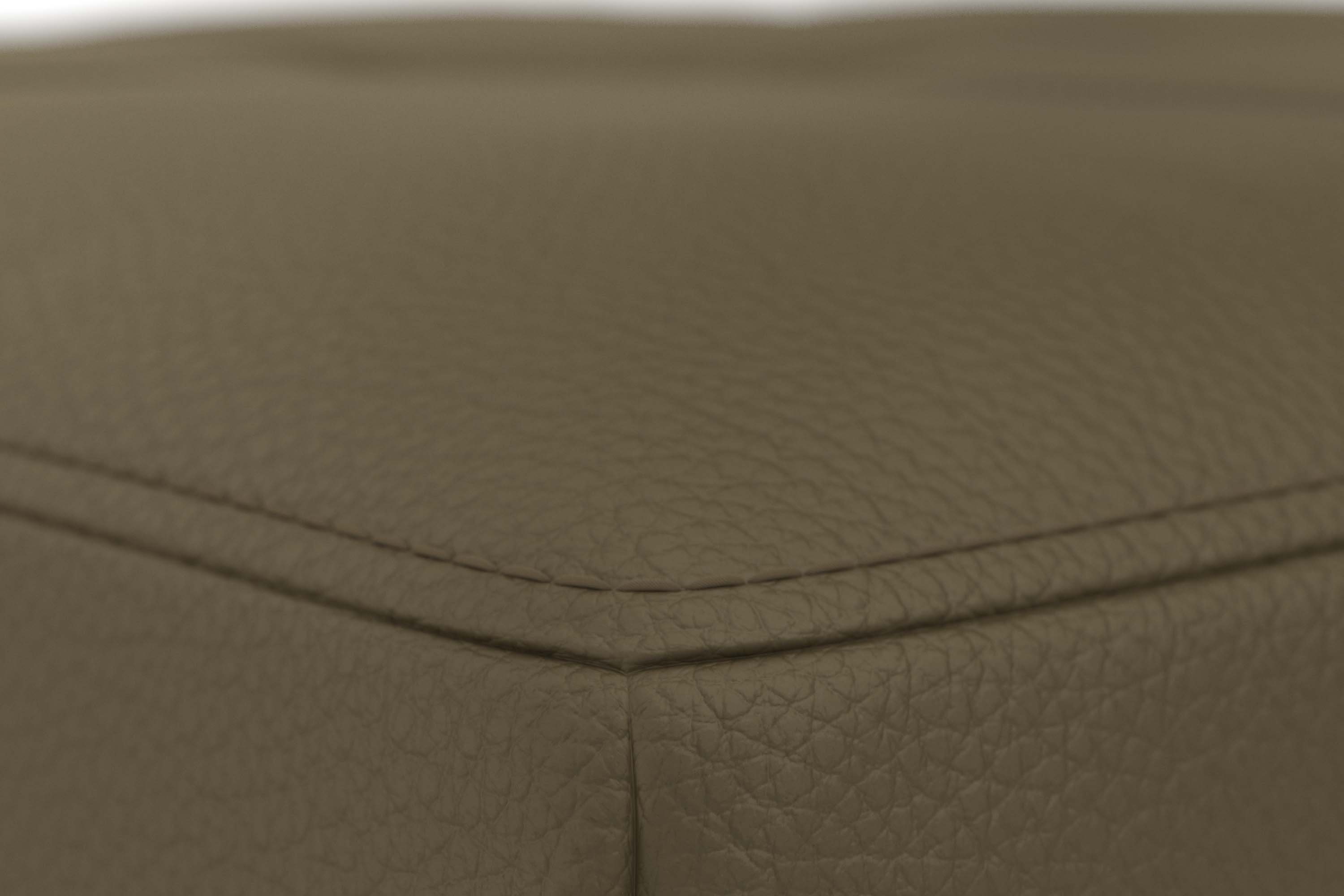 Places of Style Hocker Costello passend bij de serie, edele metalen voeten