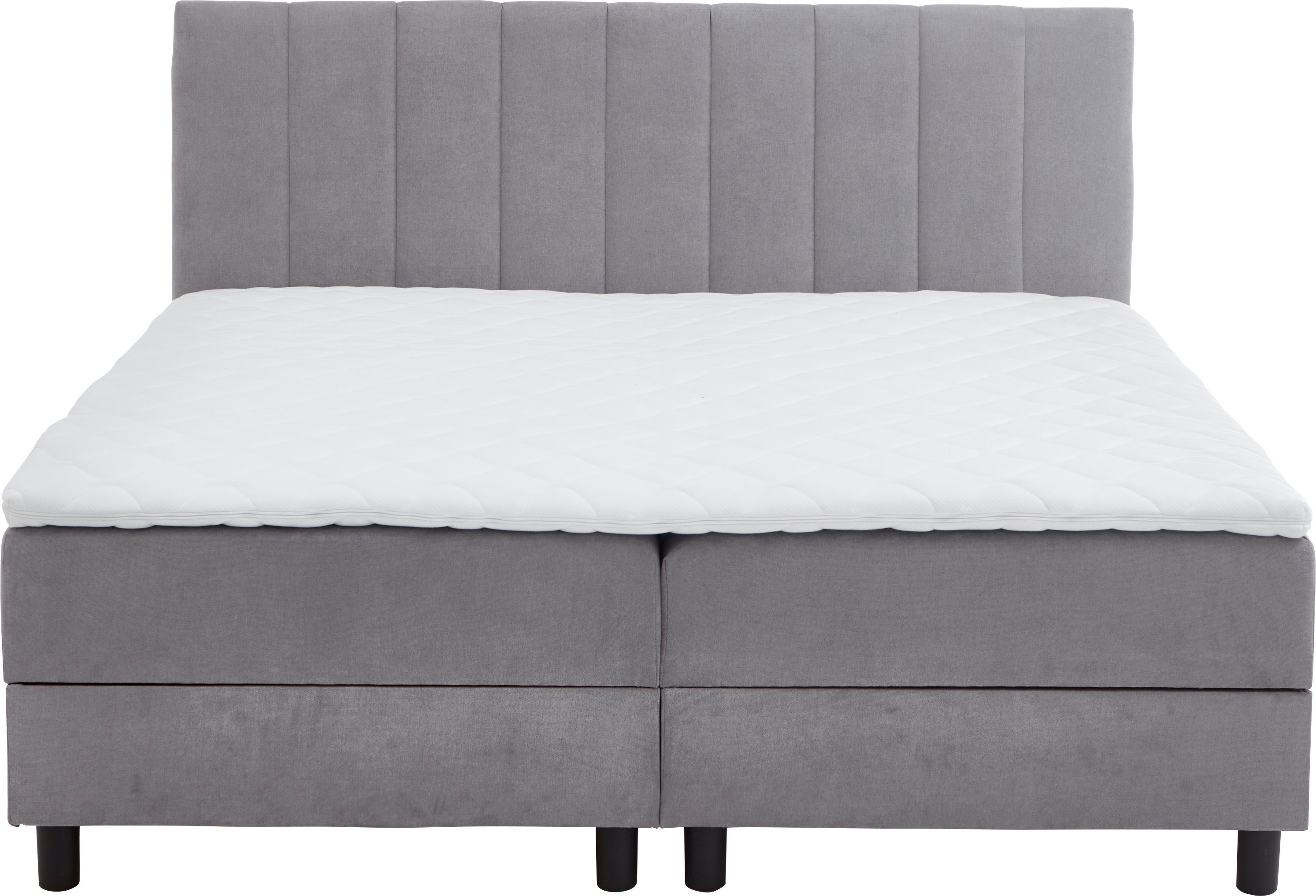 ATLANTIC home collection Boxspring Henriete Pocketveringsmatras en topmatras, naar keuze met bedkist