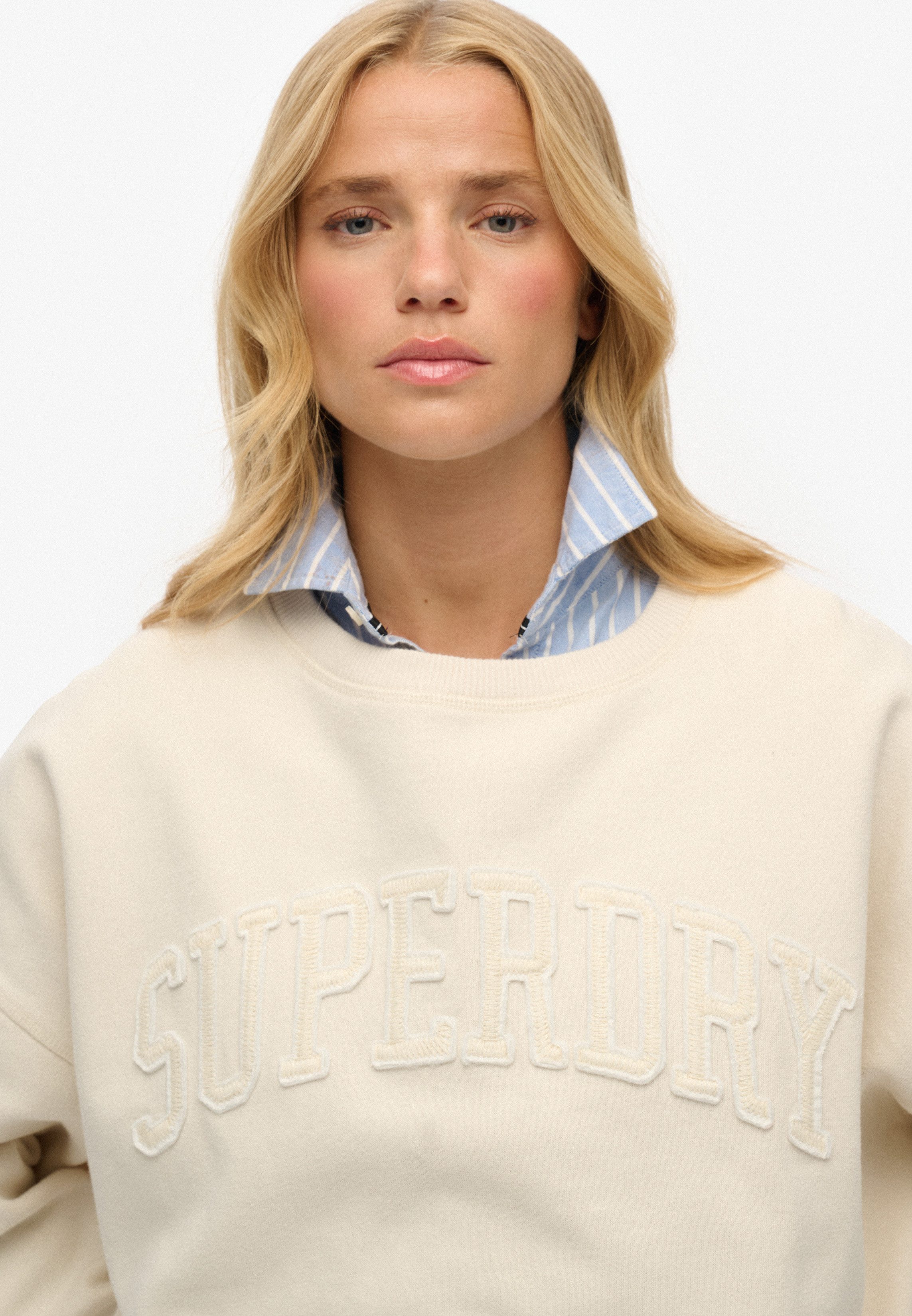 Superdry Sweatshirt ATHLETIC TONAL APPLIQUE CREW