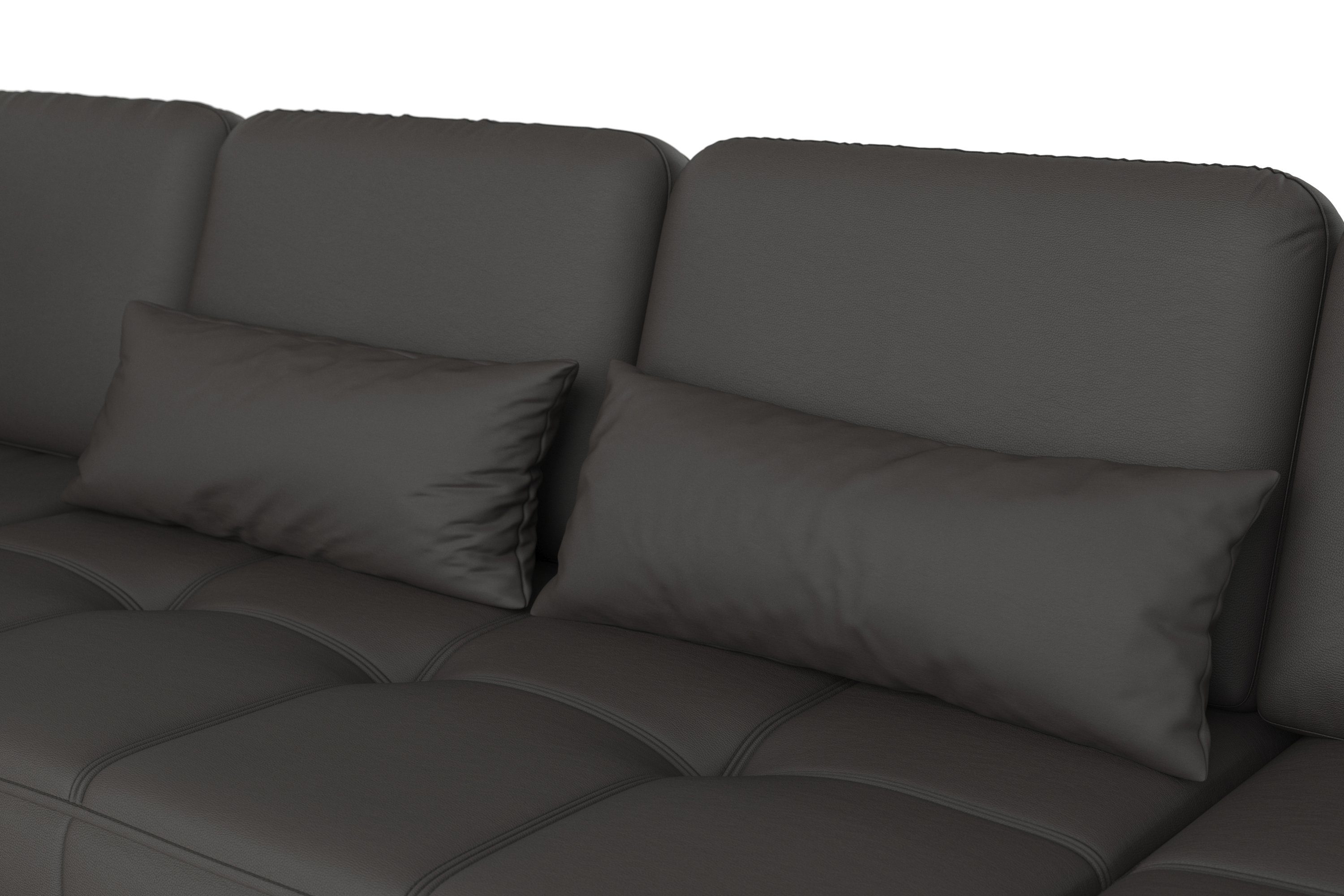 sit&more Zithoek Bendigo U-vorm inclusief zitdiepteverstelling, bodemvrijheid 15 cm, in 2 pootkleuren
