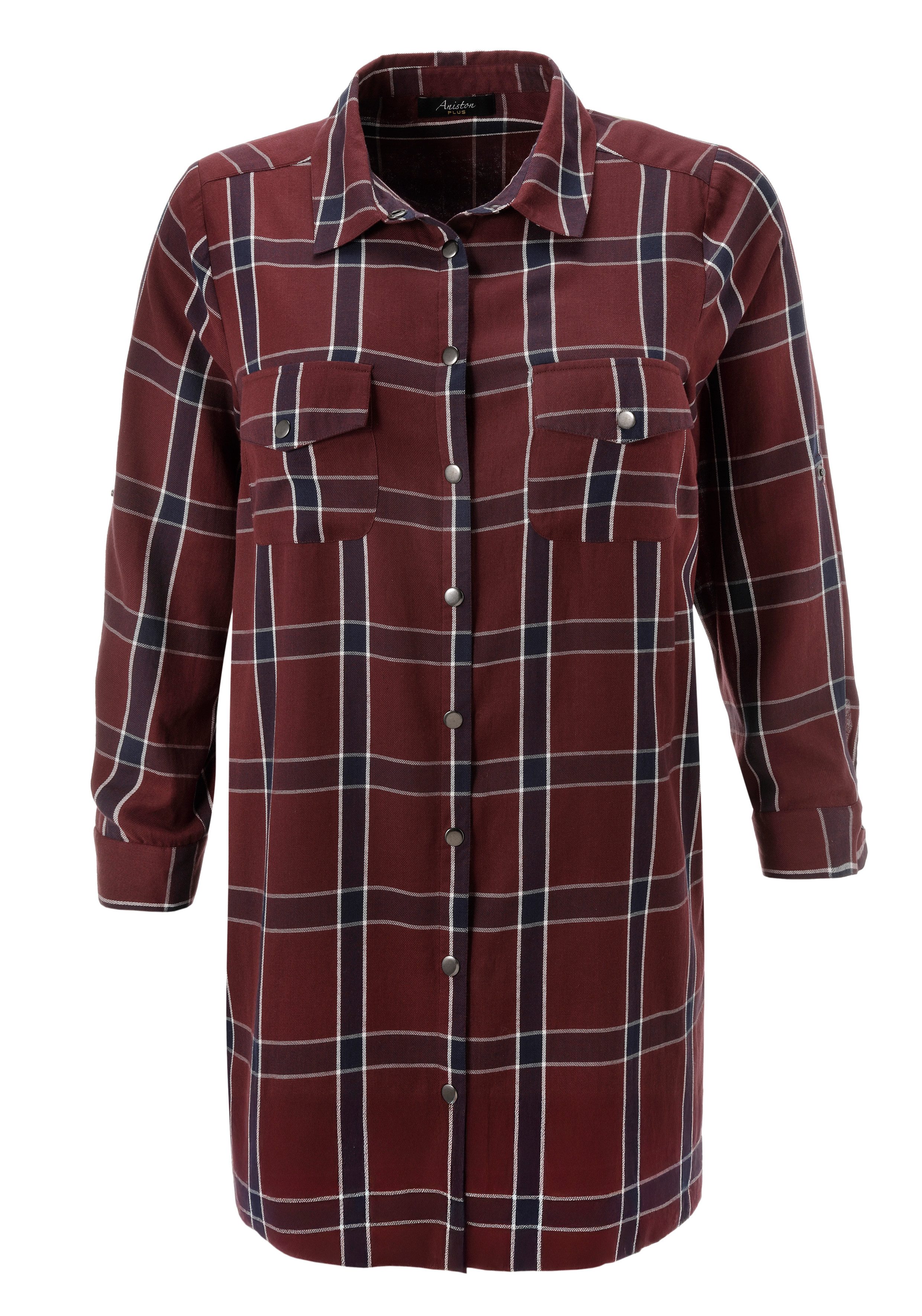 Aniston PLUS Geruite blouse