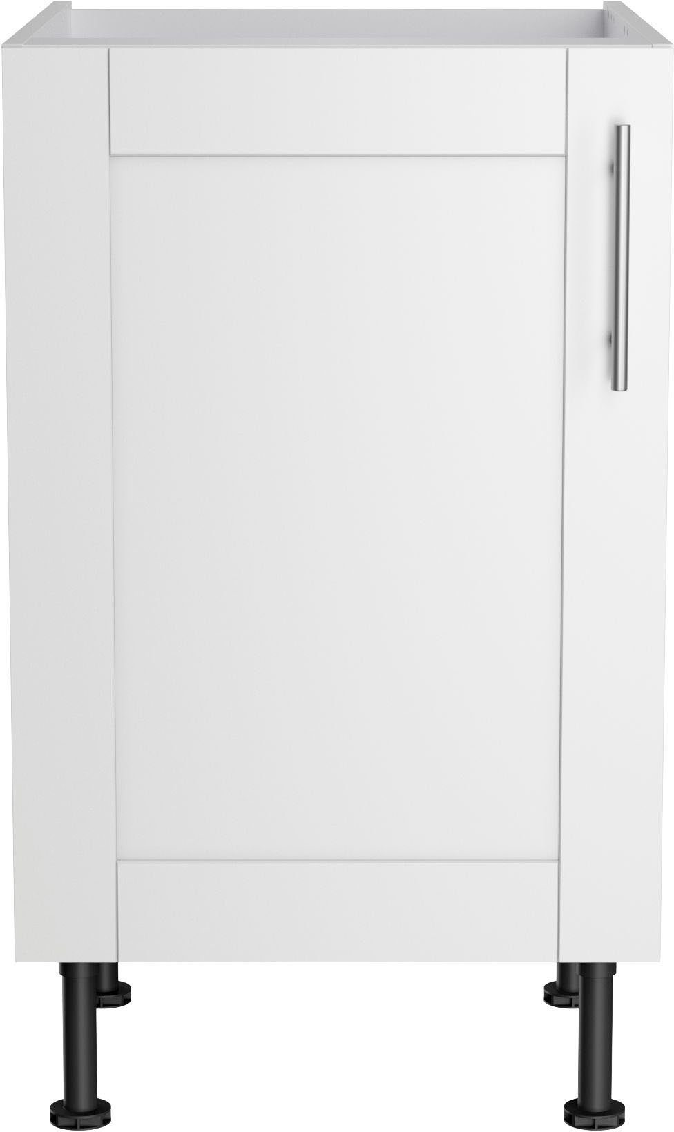 Kochstation Gootsteenkast KS-Ahus Breedte 50 cm gootsteenkasten wit