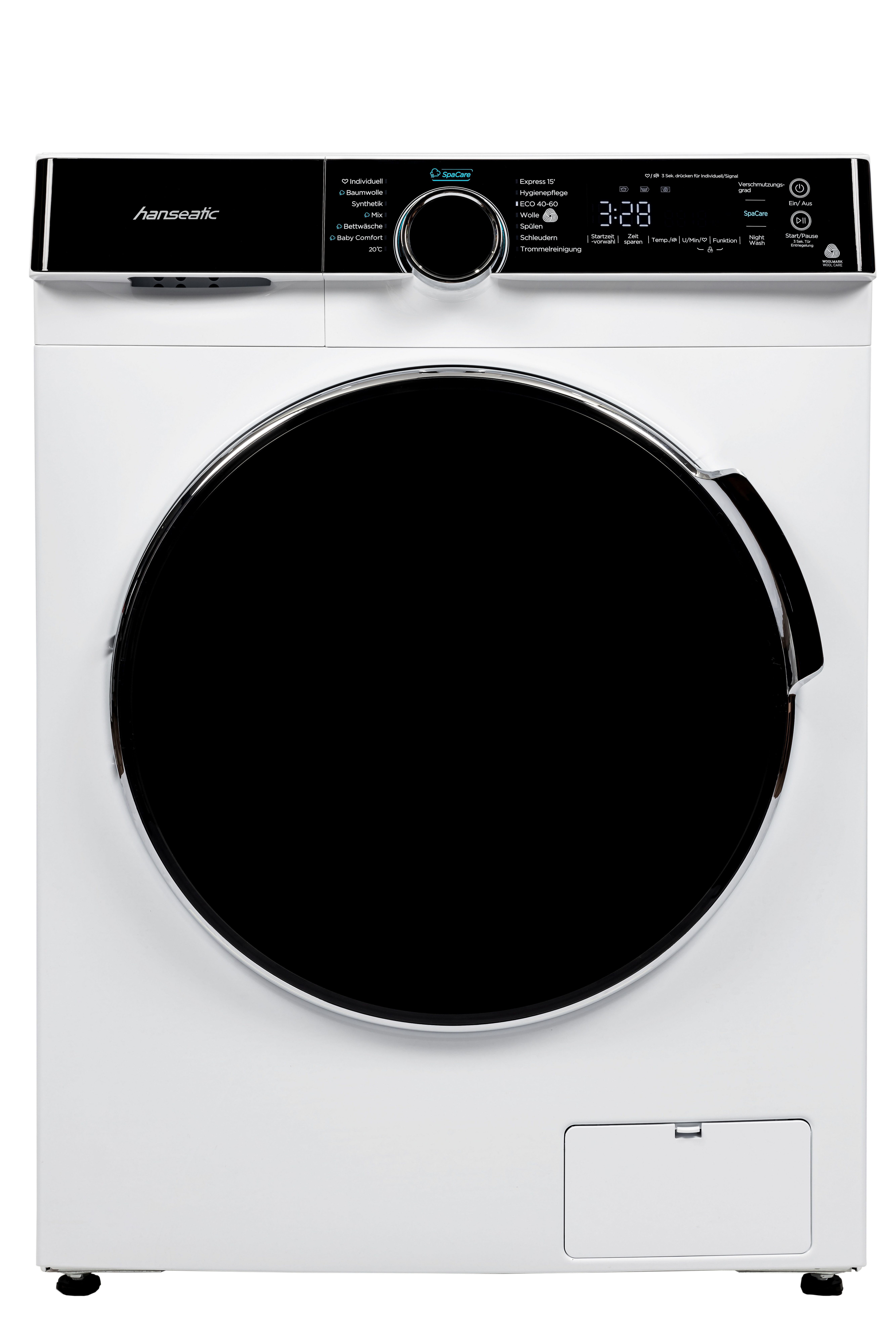 Hanseatic Wasmachine HWMK714A1, Night Wash