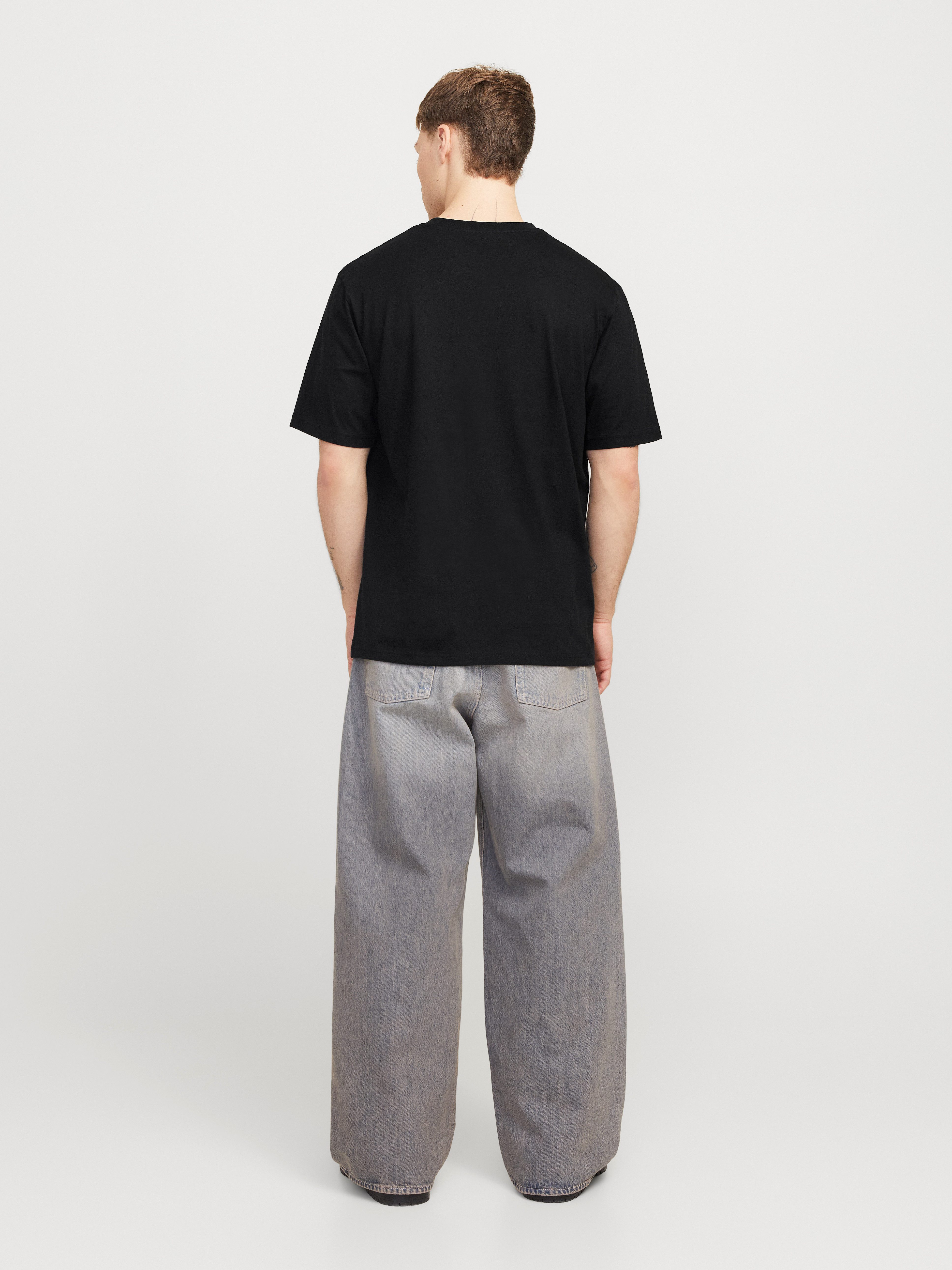 Jack & Jones Shirt met korte mouwen JORVESTERBRO PICTURE TEE SS CREW NECK SN
