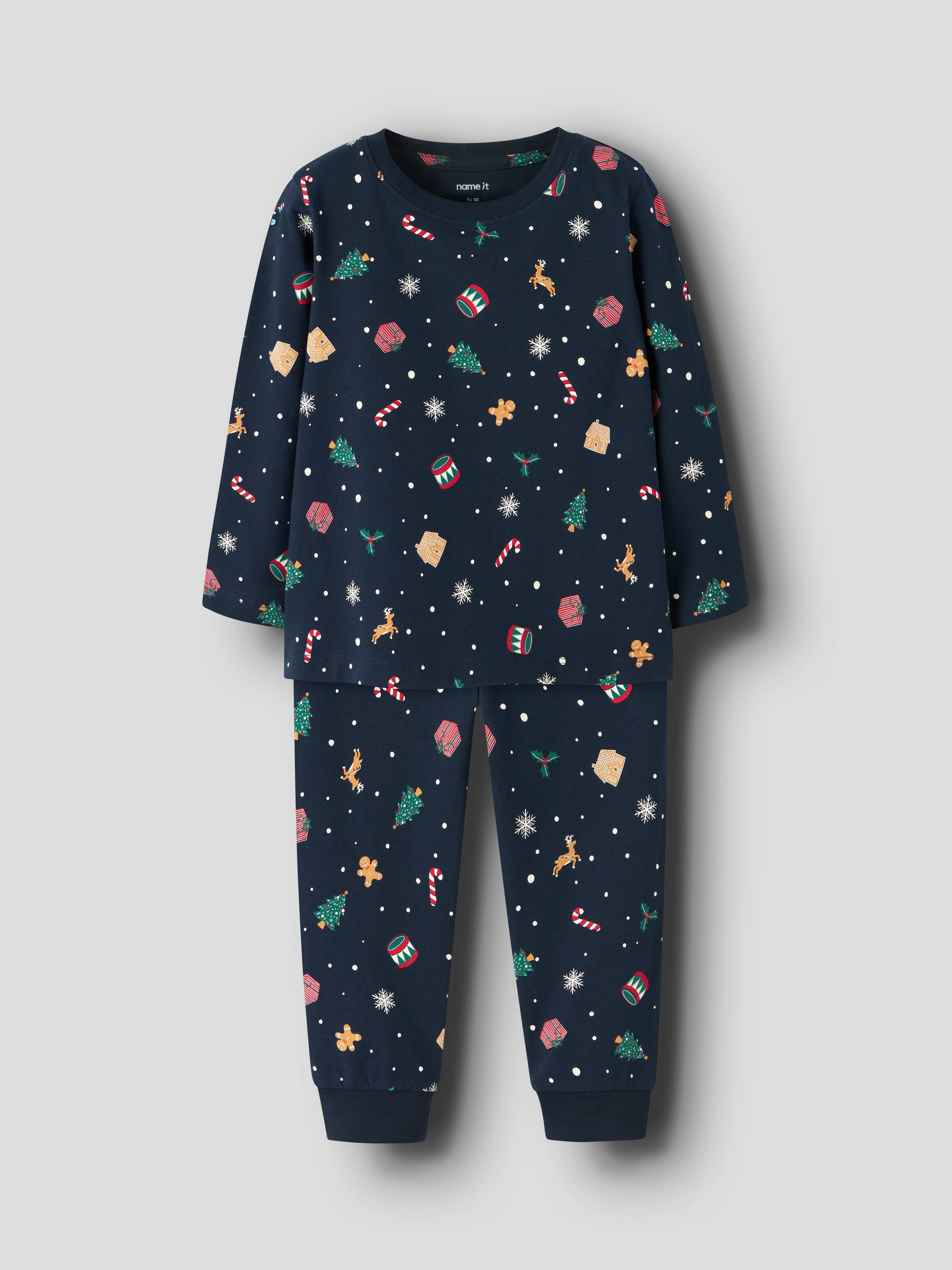 Name It Pyjama NMNVISMAS LS NIGHTSET (set, 2-delig)