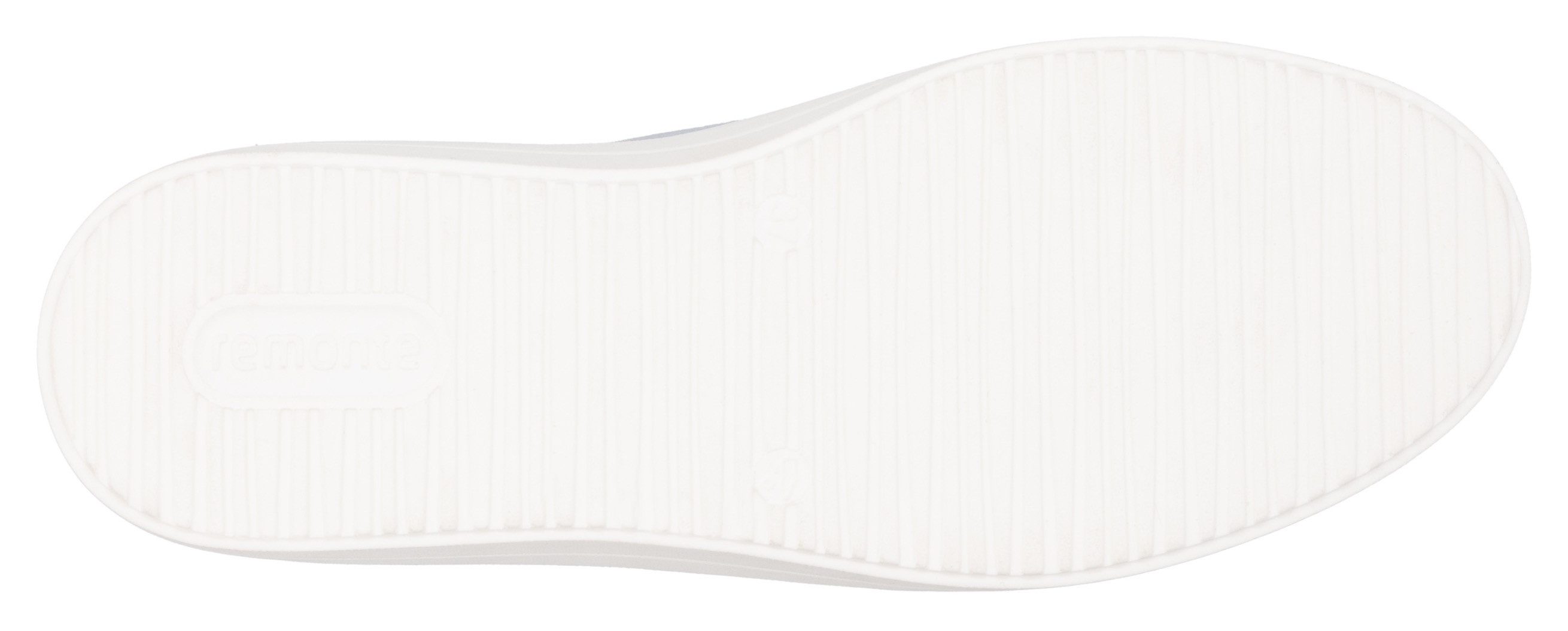Remonte Plateausneakers , vrijetijdsschoen, lage schoen, veterschoen met zijrits