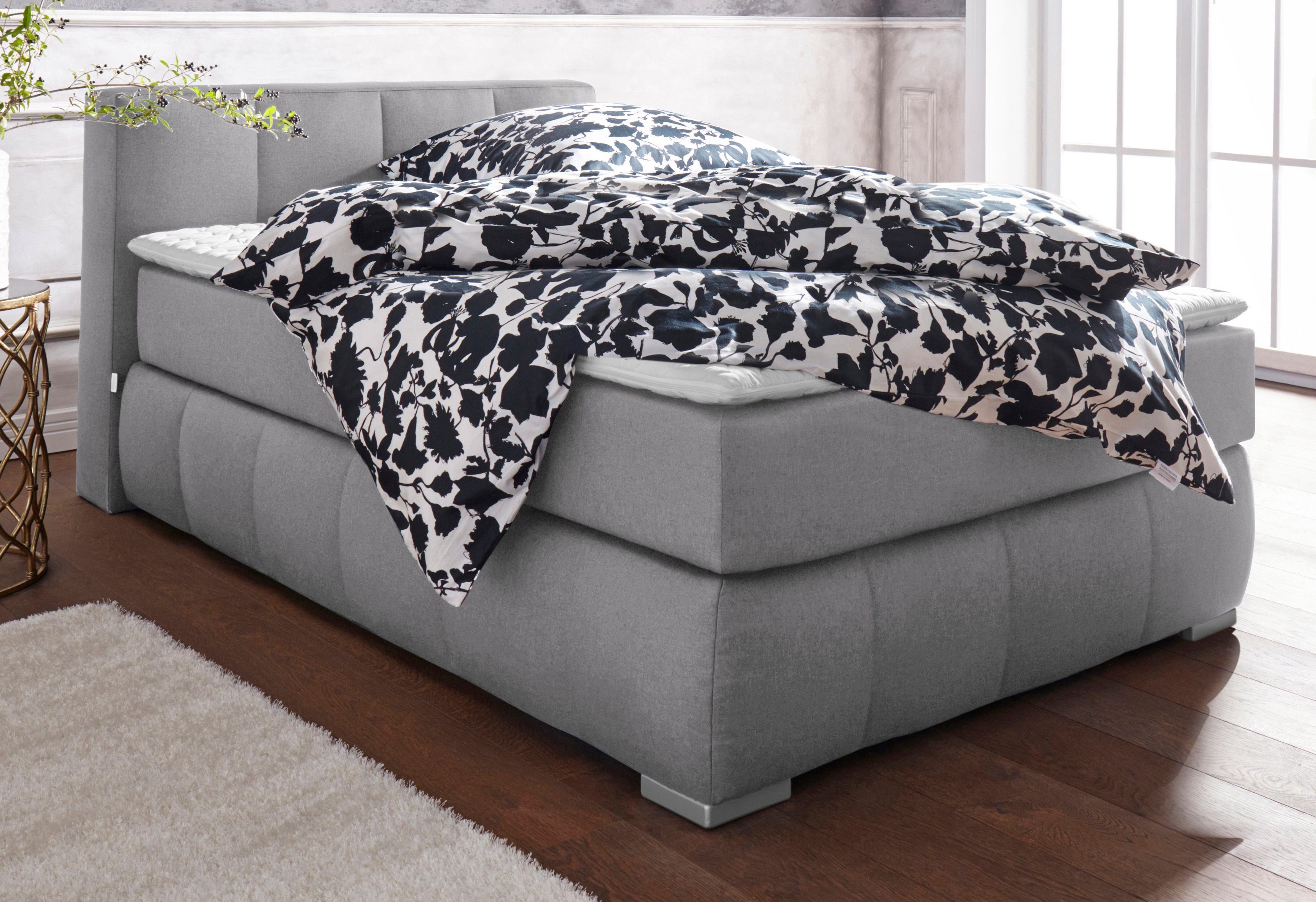 Guido Maria Kretschmer Home&Living Boxspring Chelles incl. matrastopper, in xxl- extra lang 220 cm, onderbak met elegante welving